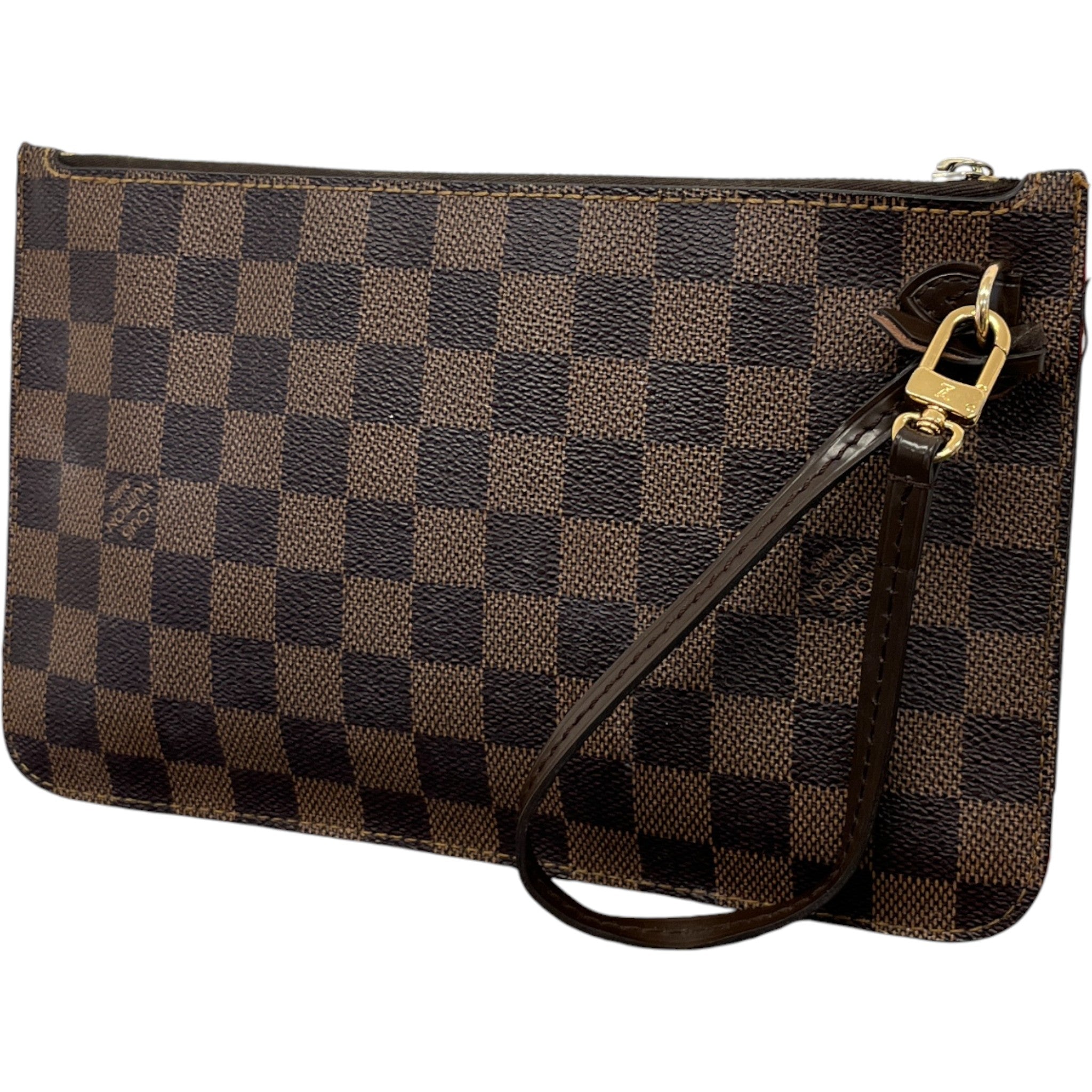 Women's Damier Ebene Pochette Pouch Brown