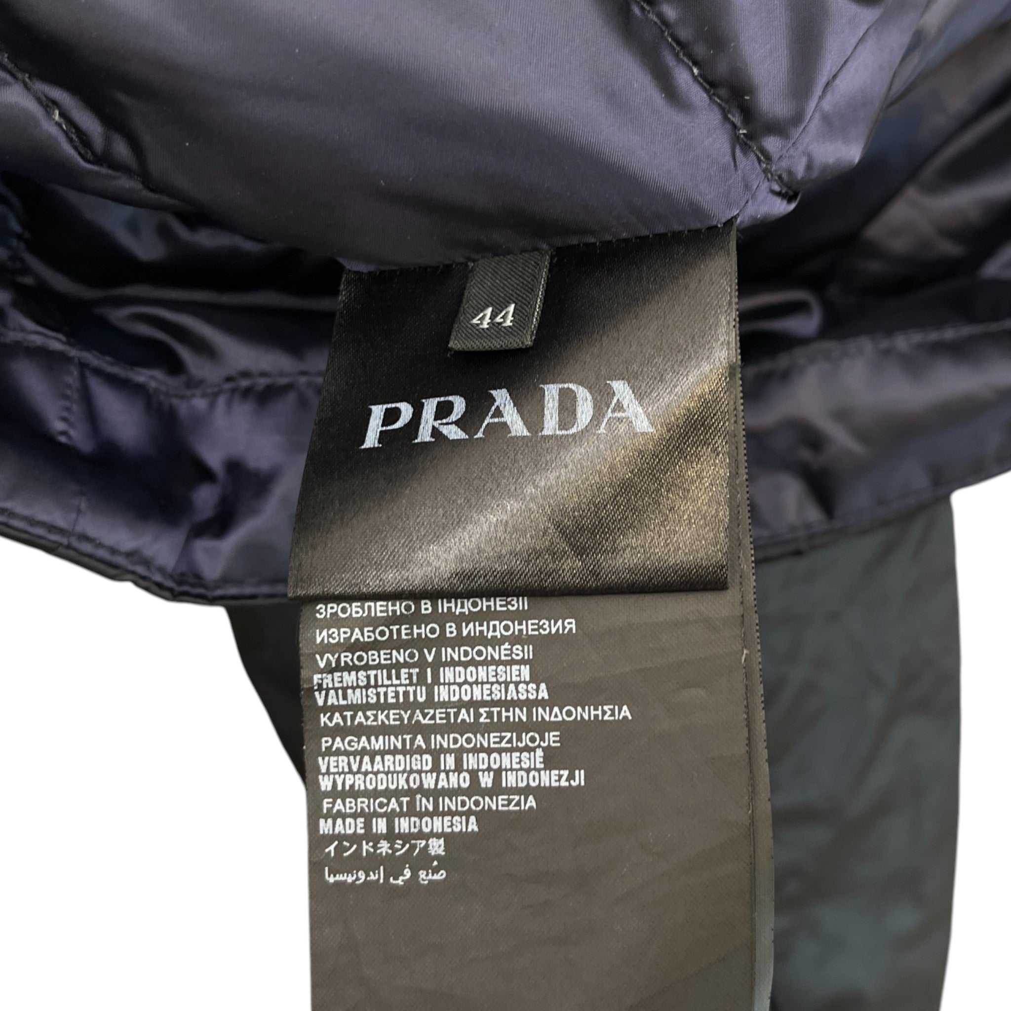 Men's Plaque Logo Jacket Black Size IT 44 / XS