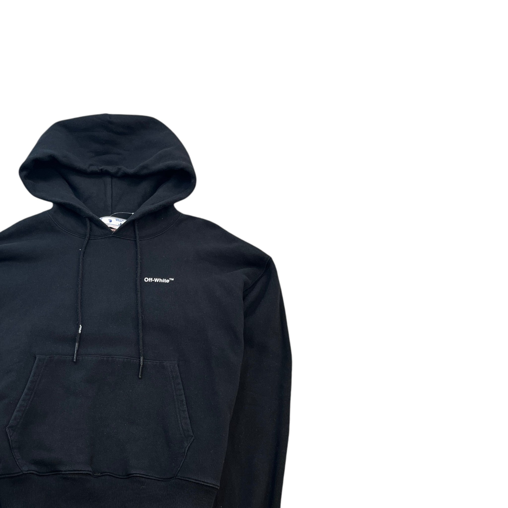 Men's Caravaggio Arrow Logo Hoodie Black Size M