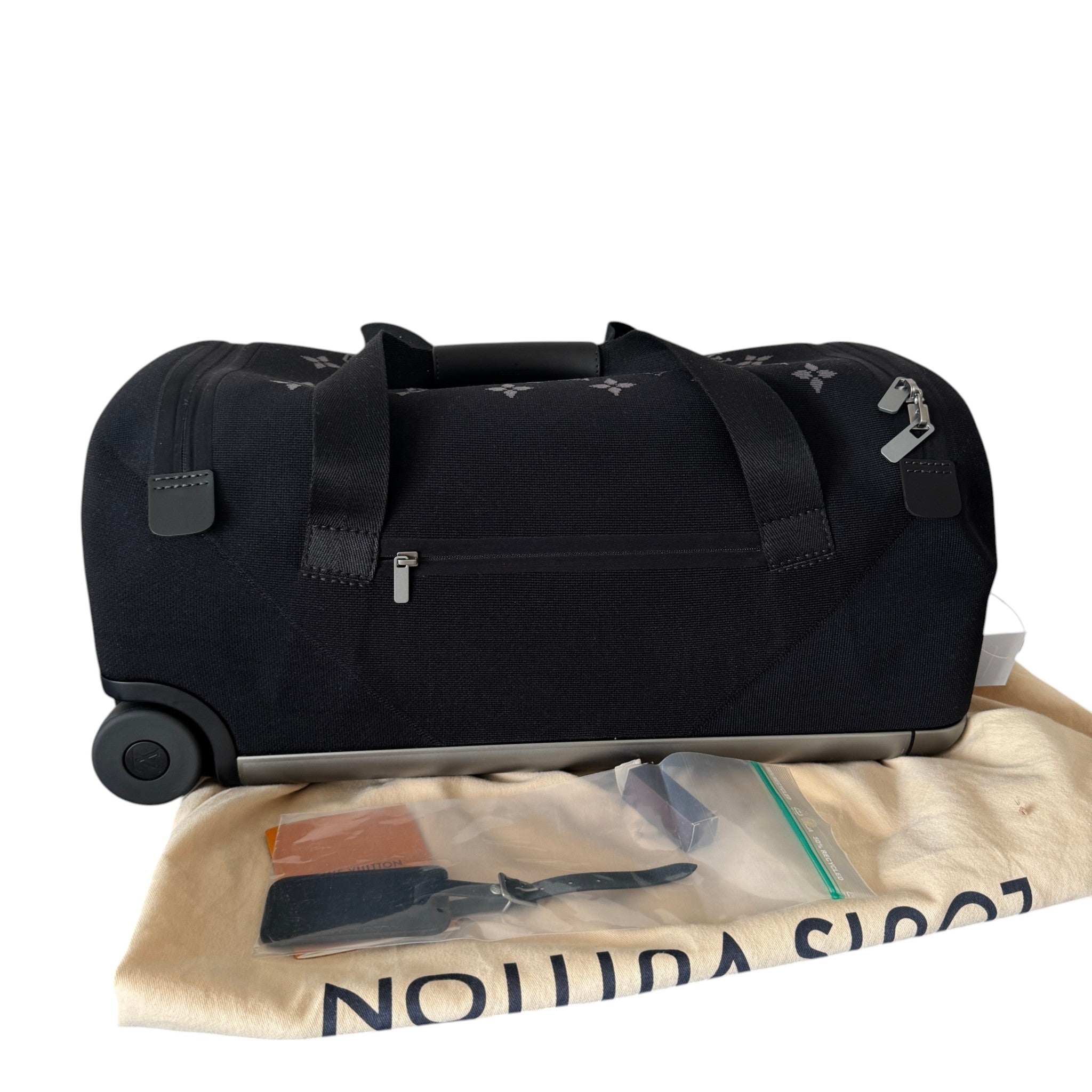 Men's Monogram Horizon Soft 55 Suitcase Black