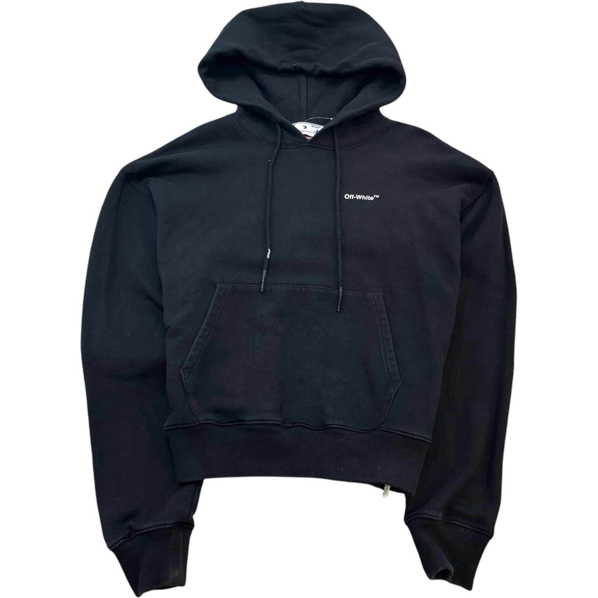 Men's Caravaggio Arrow Logo Hoodie Black Size M