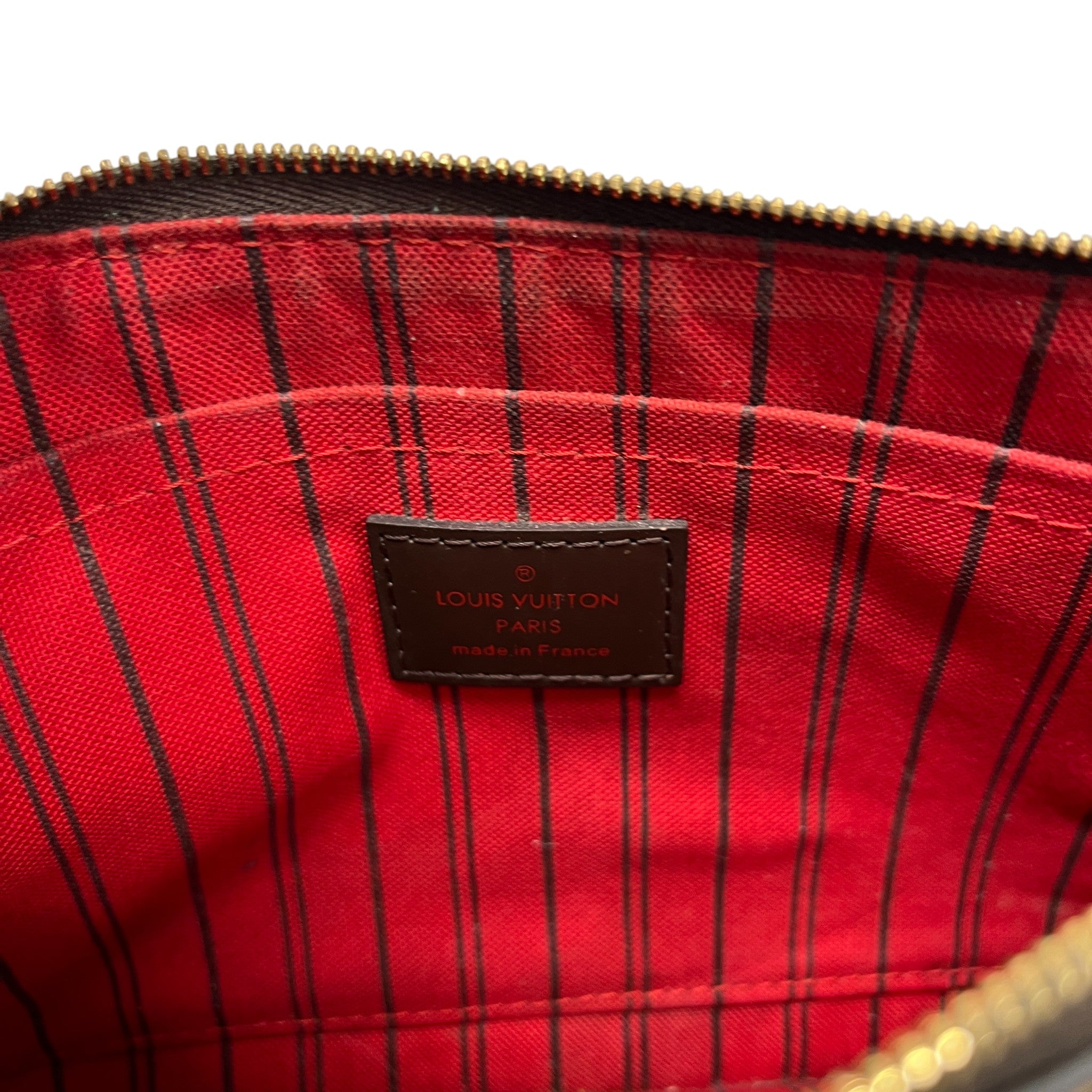 Women's Damier Ebene Pochette Pouch Brown