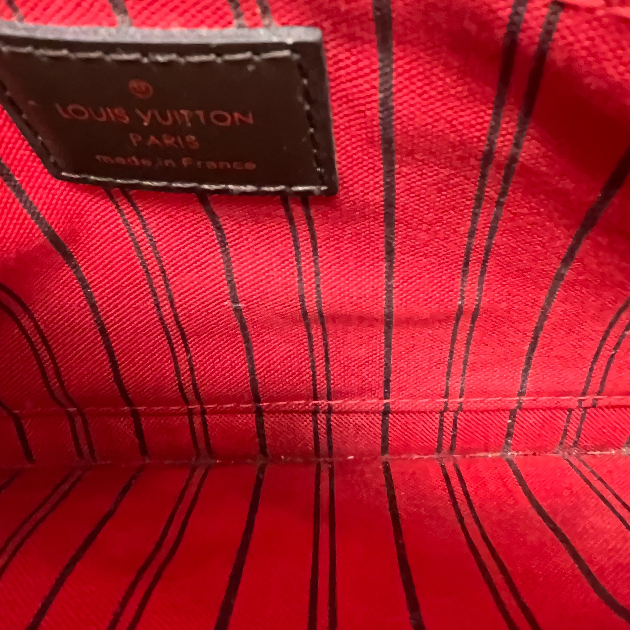 Women's Damier Ebene Pochette Pouch Brown