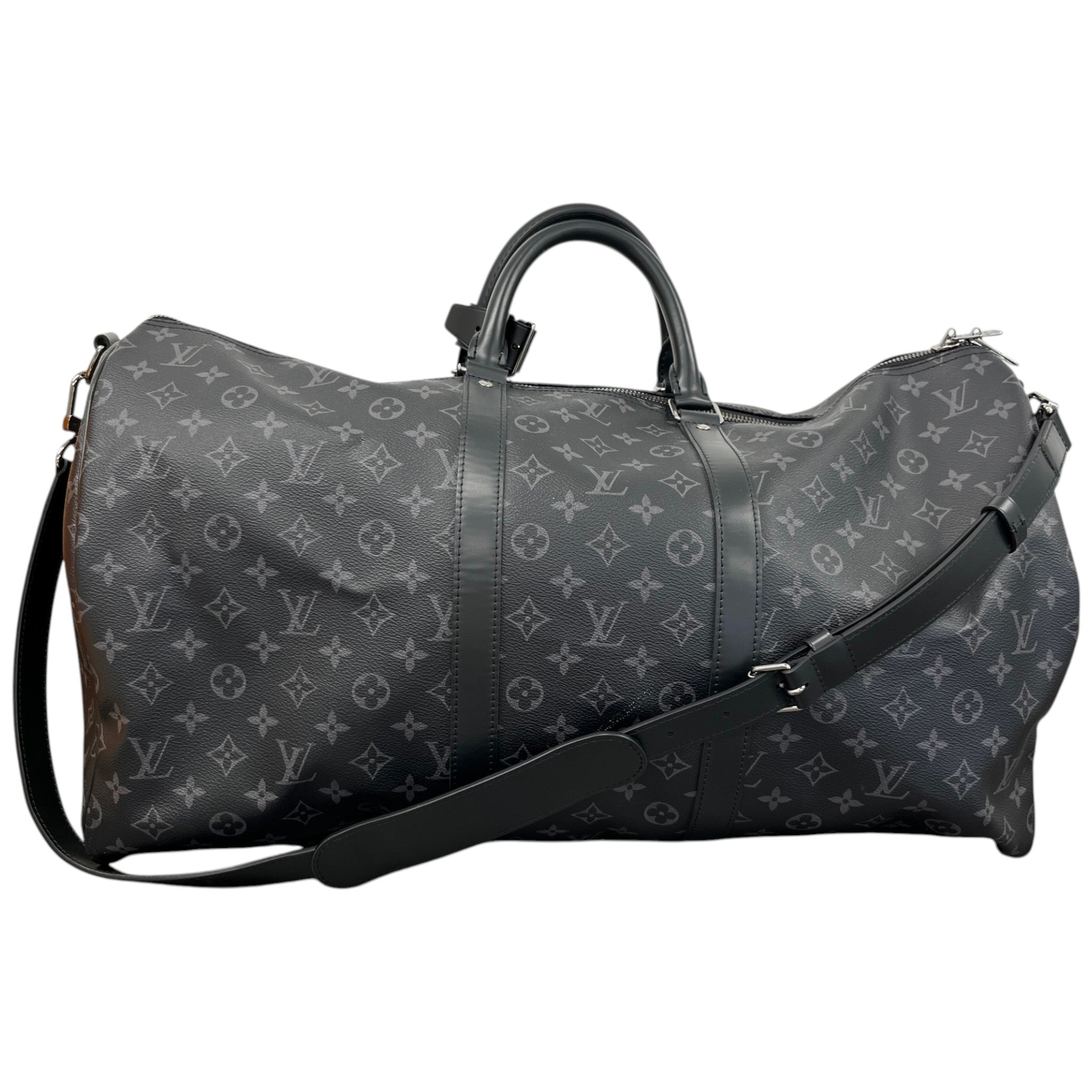 Men's Monogram Eclipse Keepall 55 Bag Black