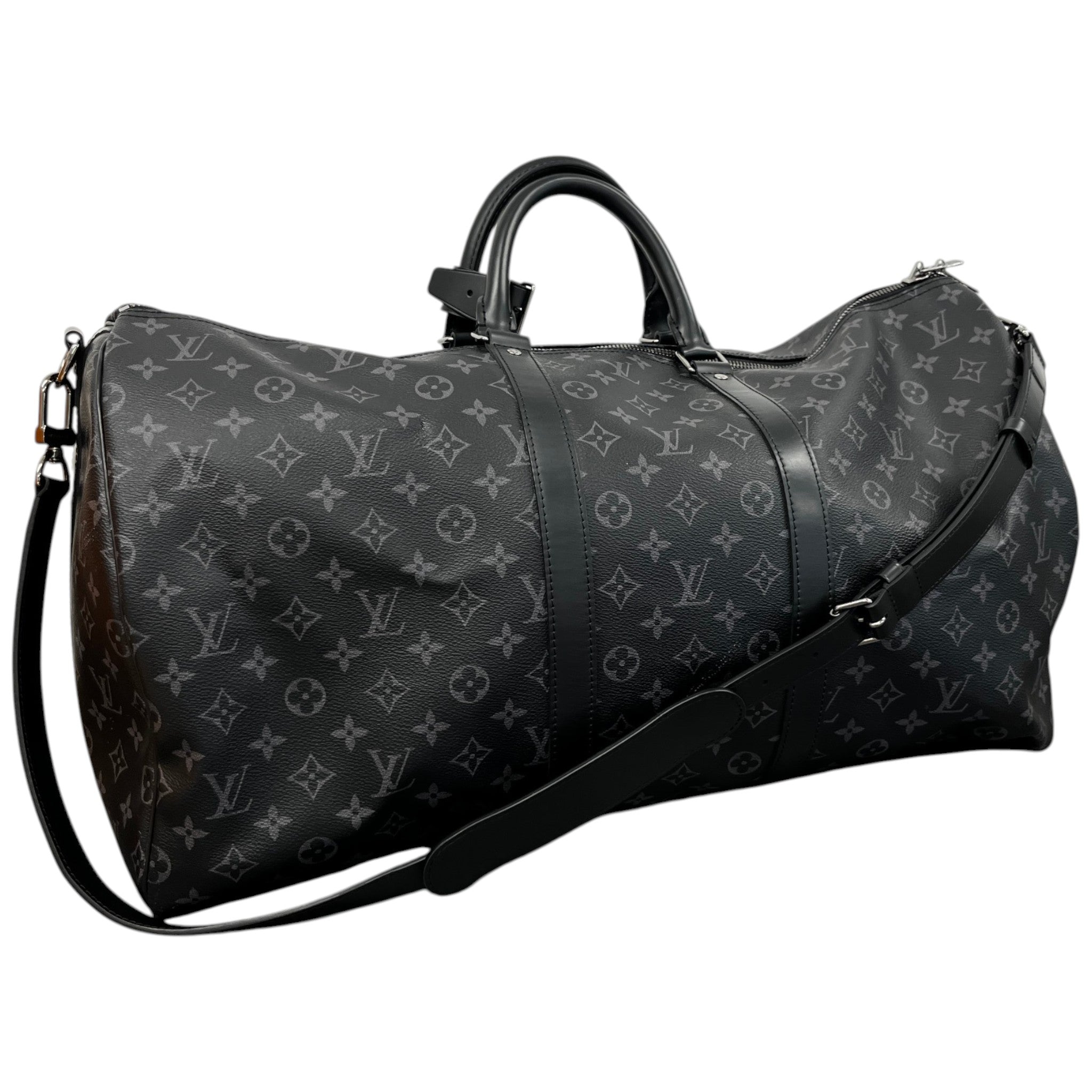 Men's Monogram Eclipse Keepall 55 Bag Black