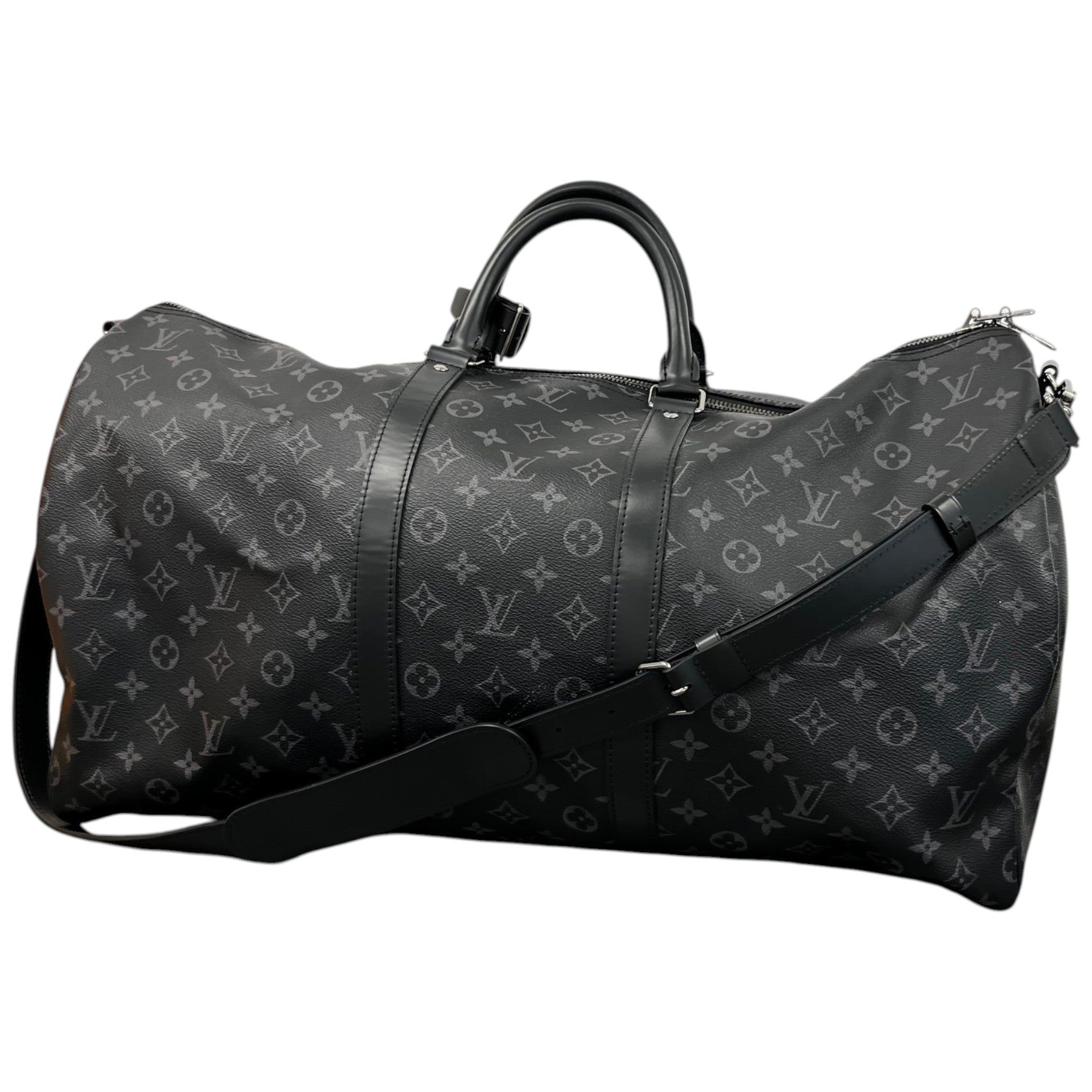 Men's Monogram Eclipse Keepall 55 Bag Black