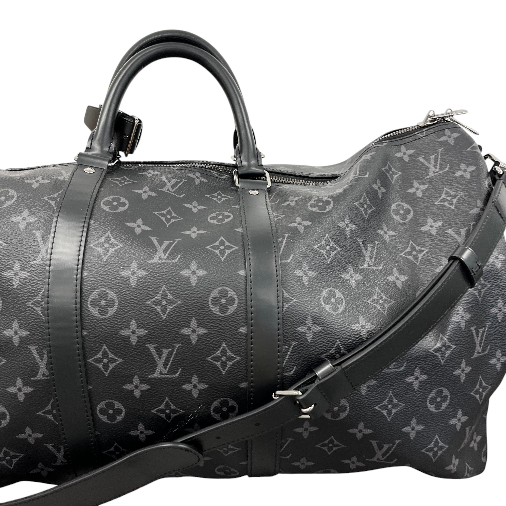Men's Monogram Eclipse Keepall 55 Bag Black