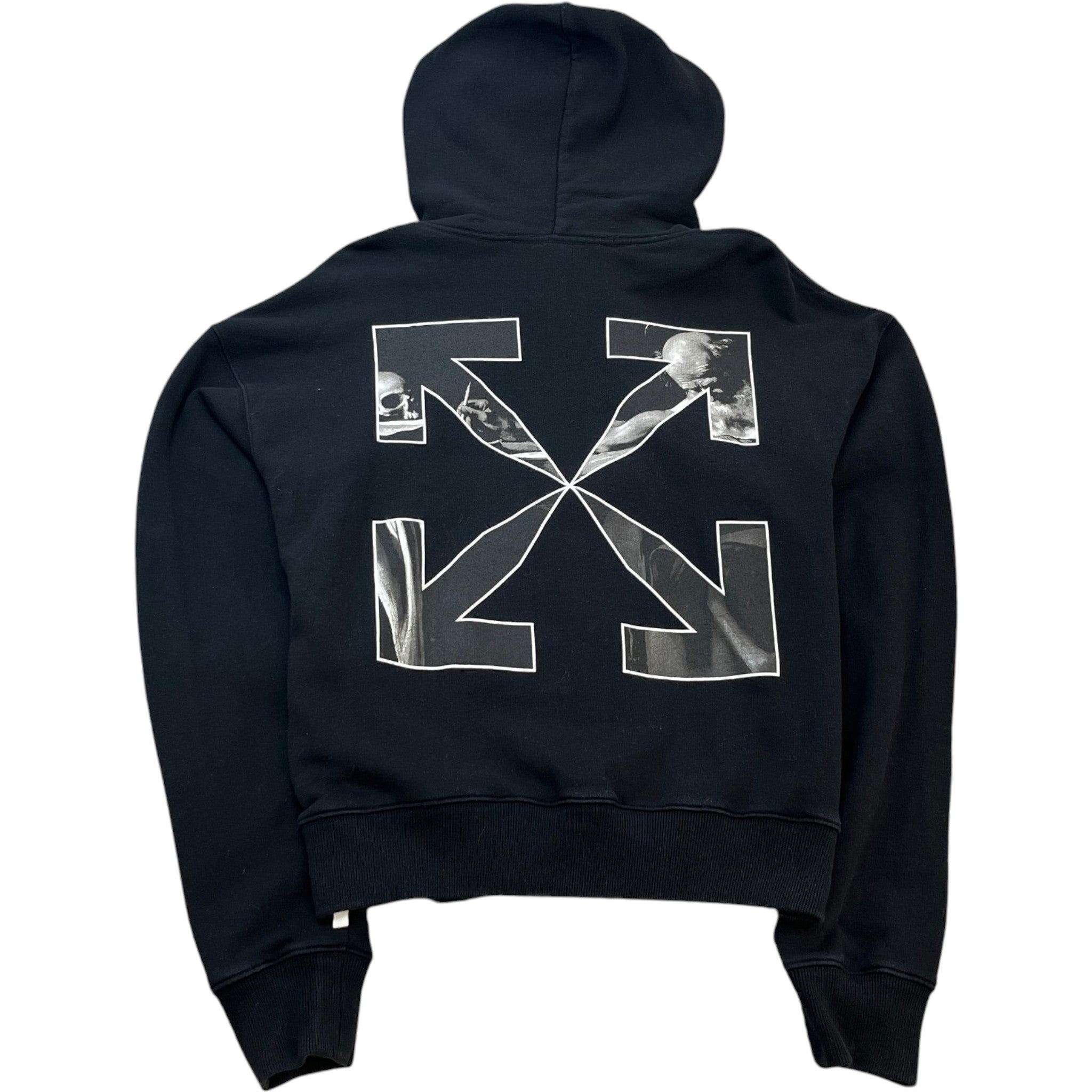 Men's Caravaggio Arrow Logo Hoodie Black Size M