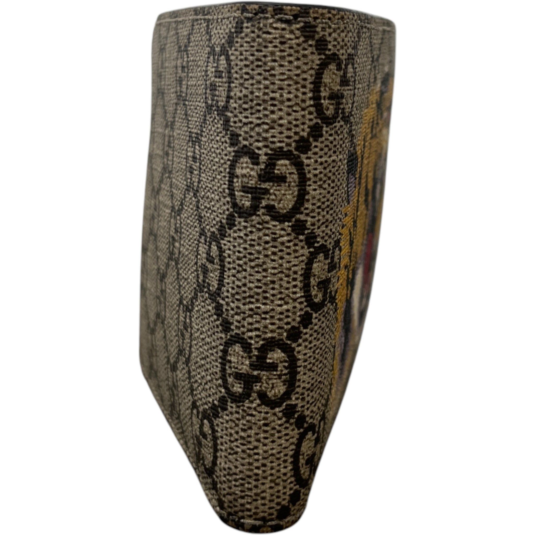 Men's Gg Supreme Tiger Print Wallet Brown