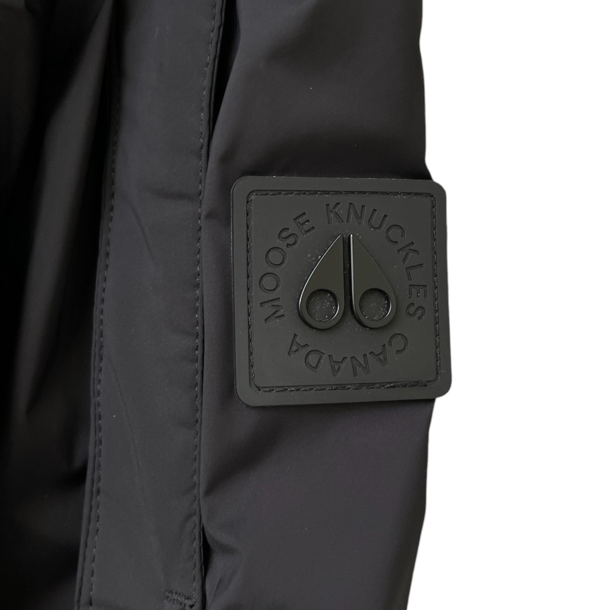 Men's Zip Up Logo Jacket Black Size XL