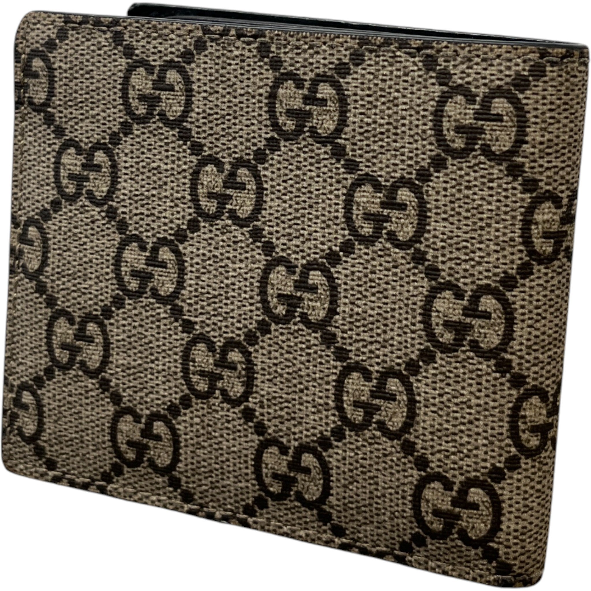 Men's Gg Supreme Tiger Print Wallet Brown