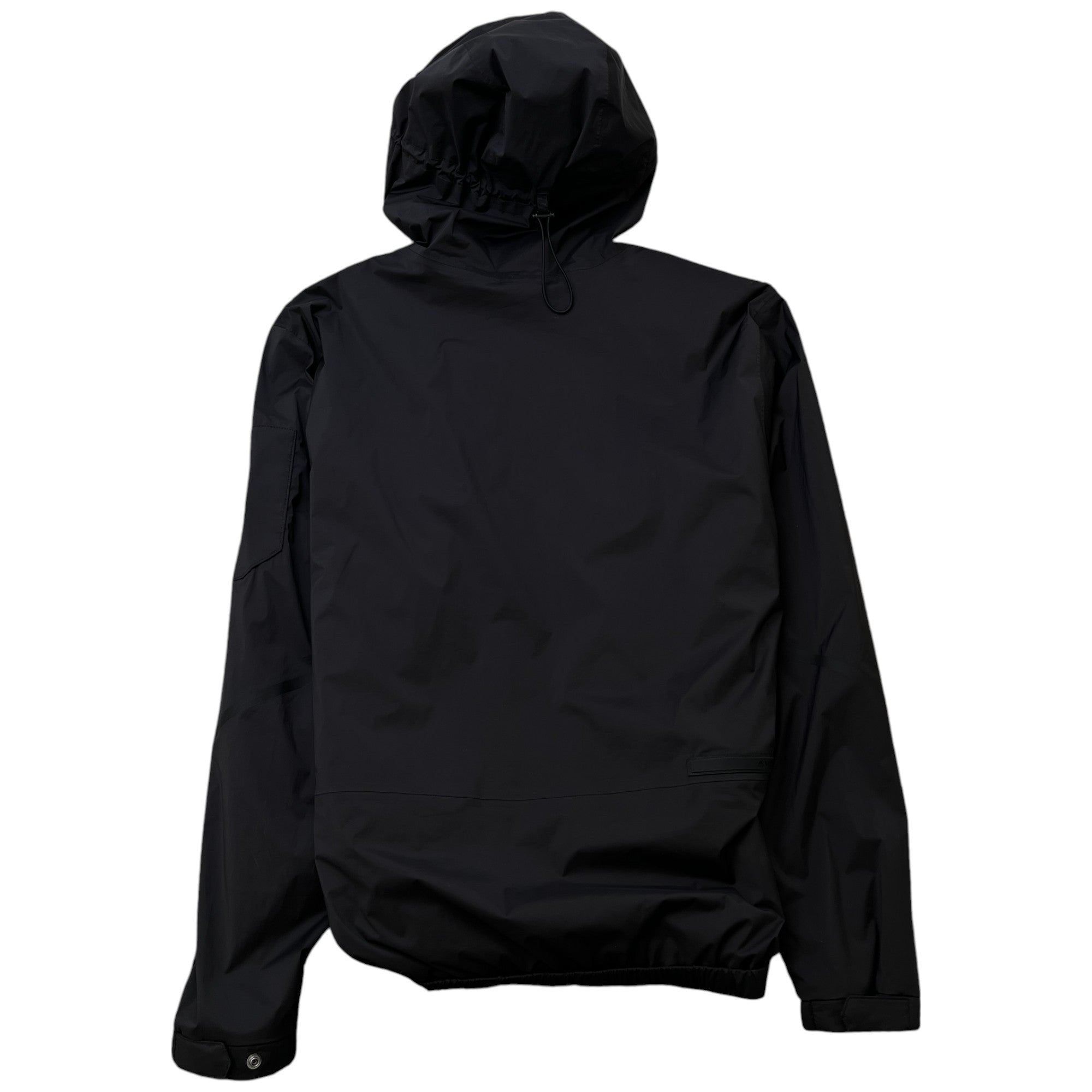 Men's Zip Up Logo Jacket Black Size XL