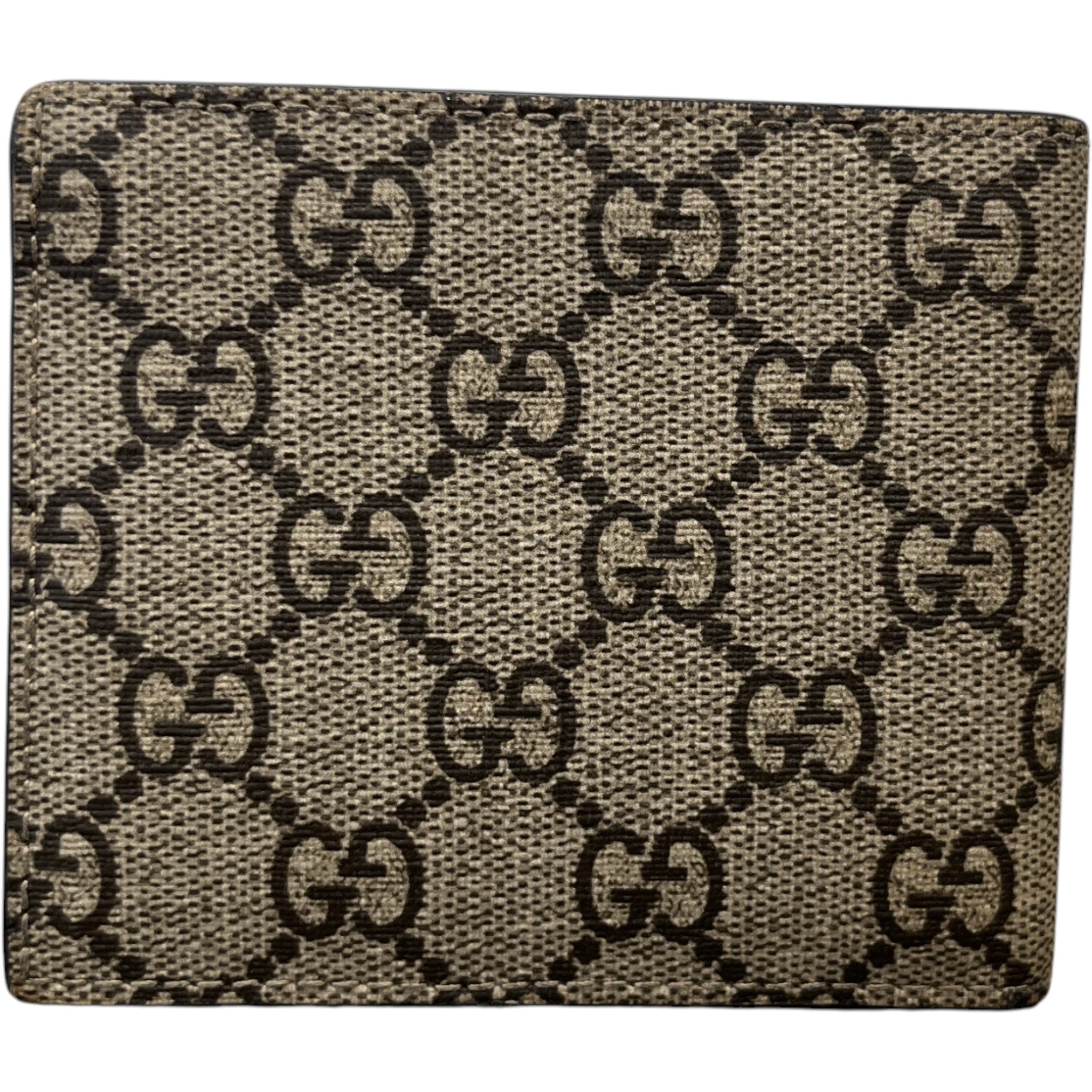 Men's Gg Supreme Tiger Print Wallet Brown