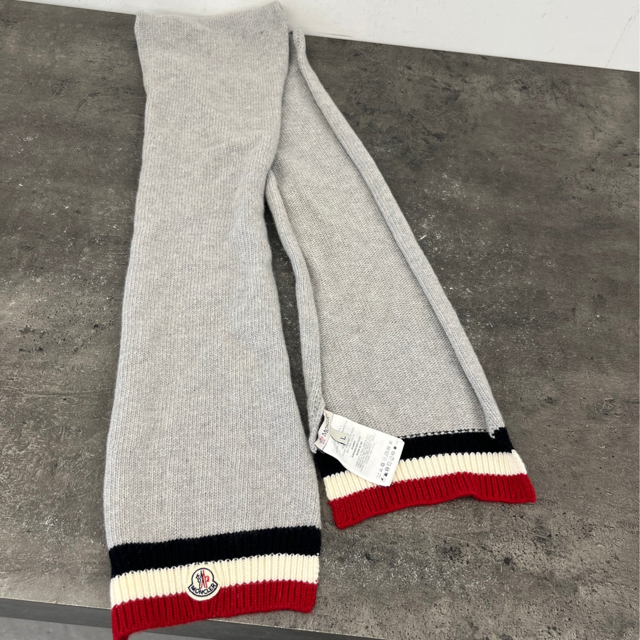 Men's Sciarpa Scarf Grey Size L