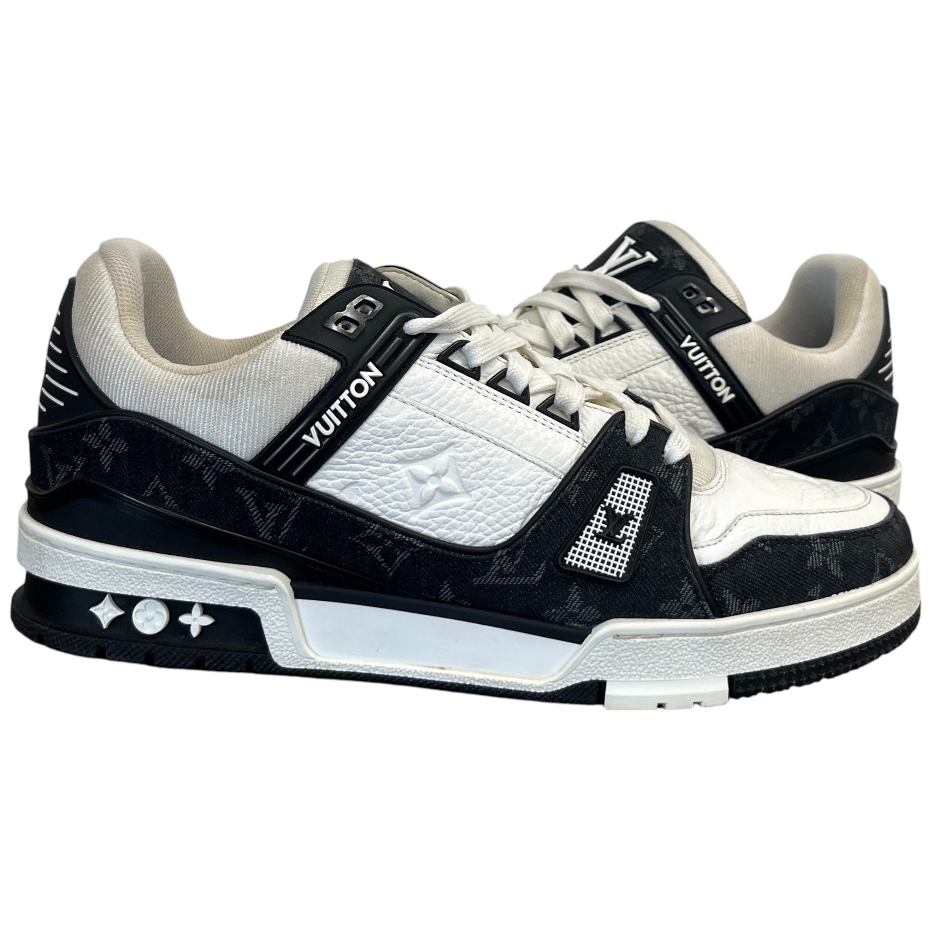 Men's Lv Low Trainers Black Size EU 42.5 / UK 8.5