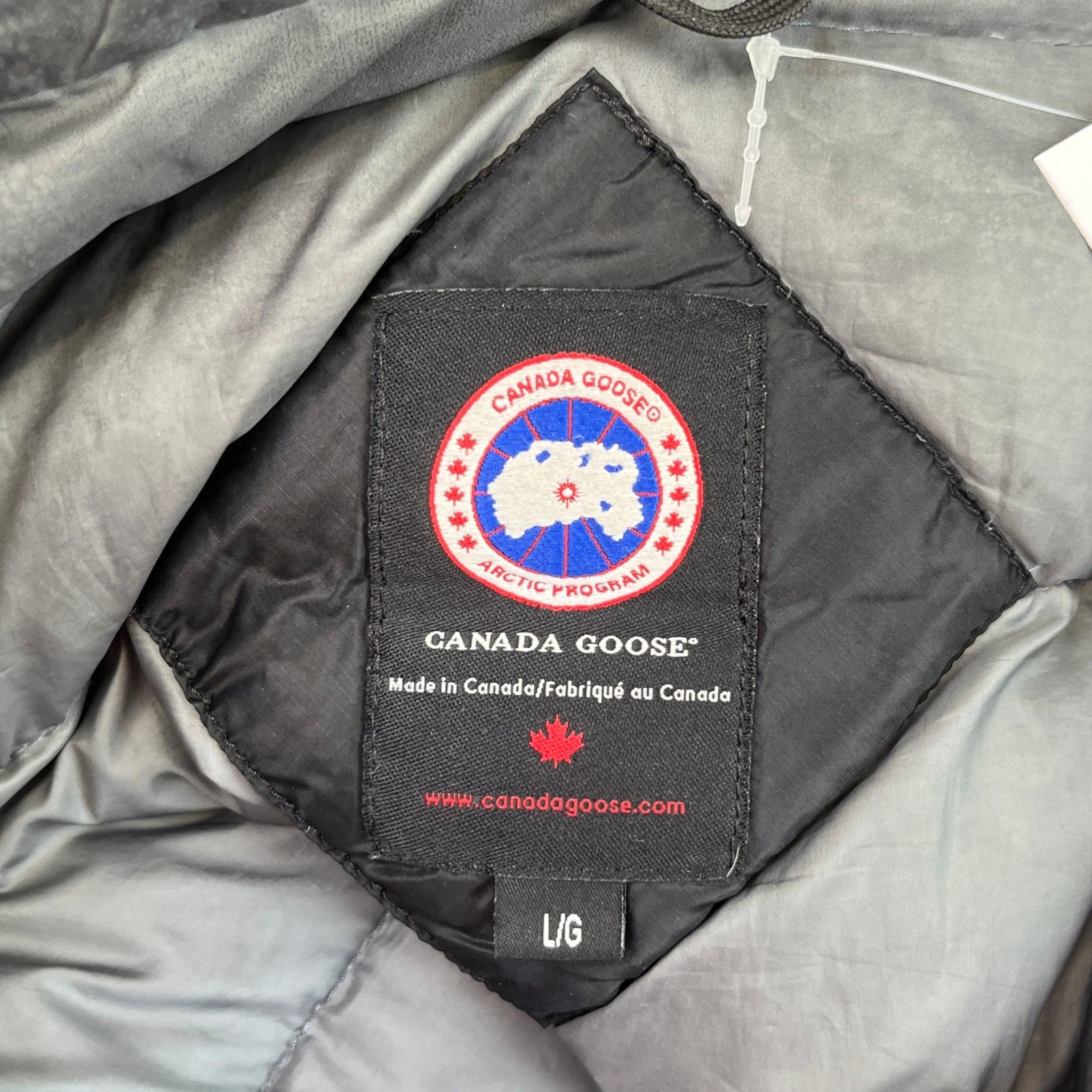 Men's Lodge Hoody Down Jacket Black Size L