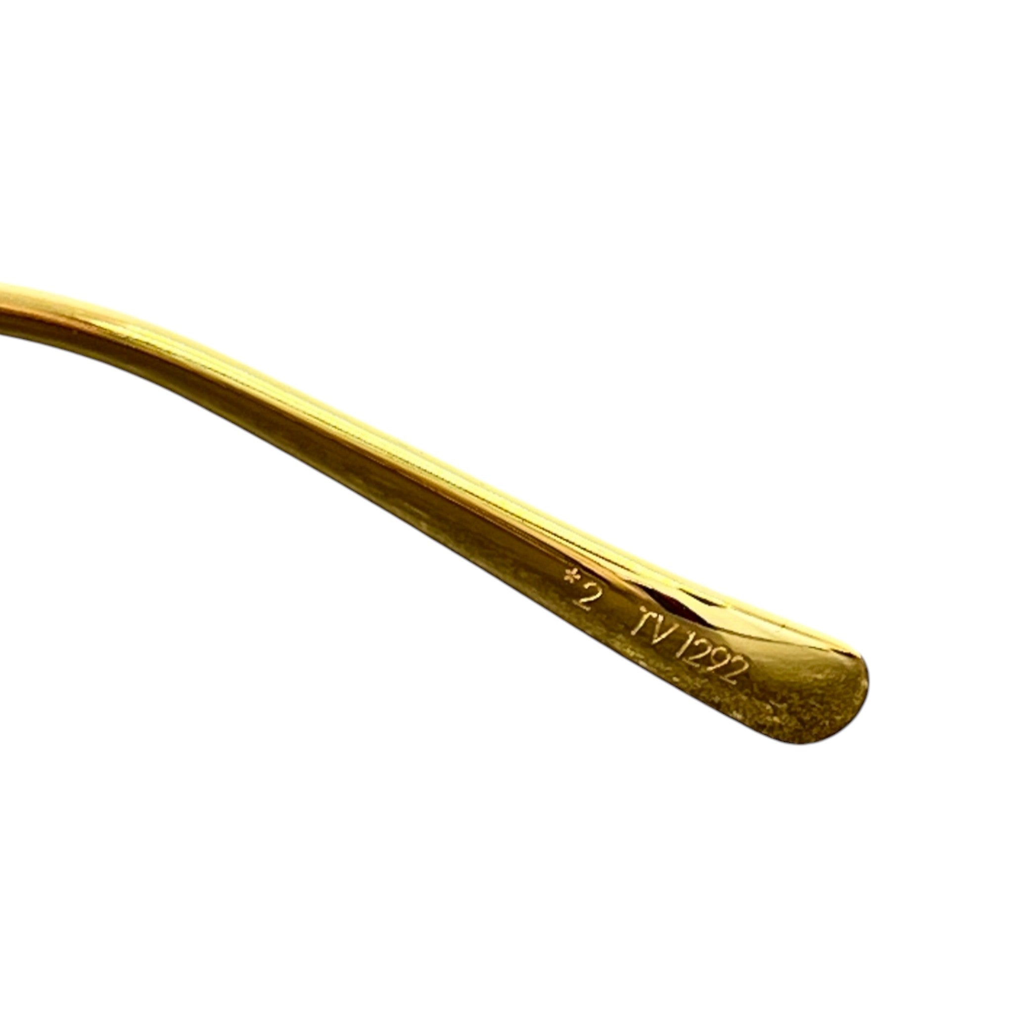 Women's Z1539W My Lv Chain Pilot Sunglasses Gold