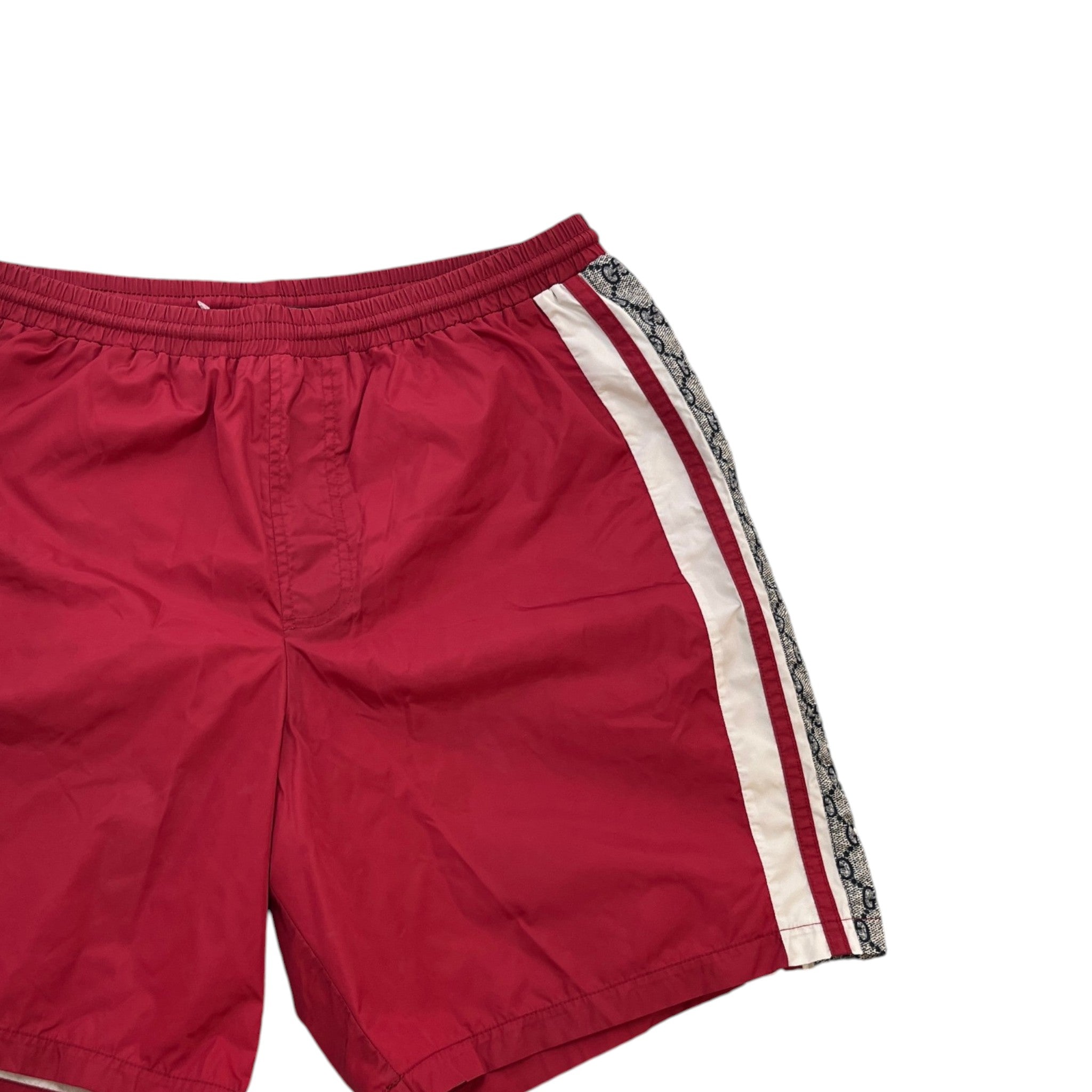 Men's Gg Supreme Swim Shorts Red Size W32 / IT 48
