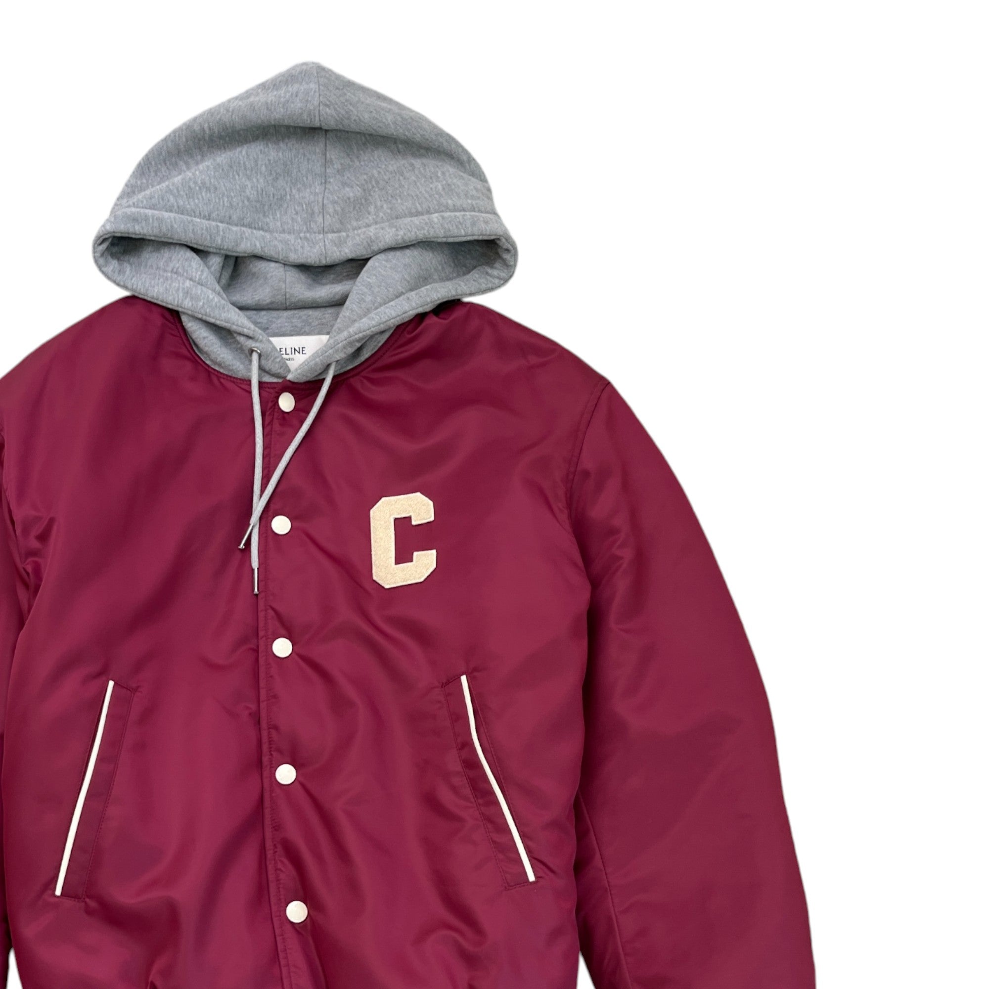 Men's Varsity Jacket Burgundy Size IT 48 / M