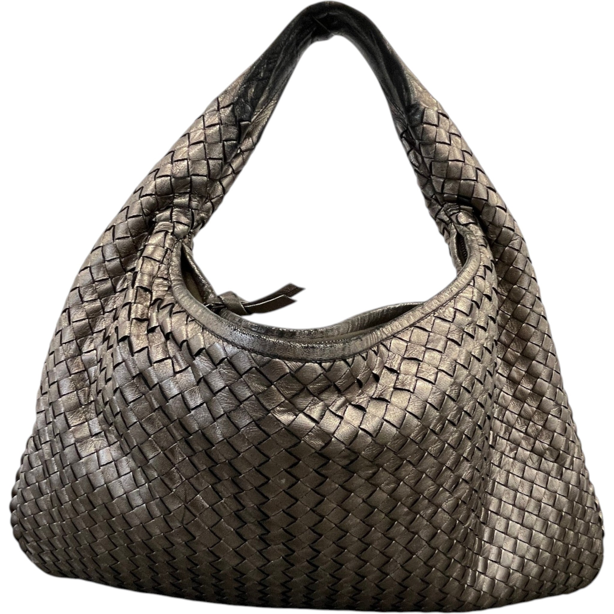 Women's Intrecciato Hobo Bag Gold