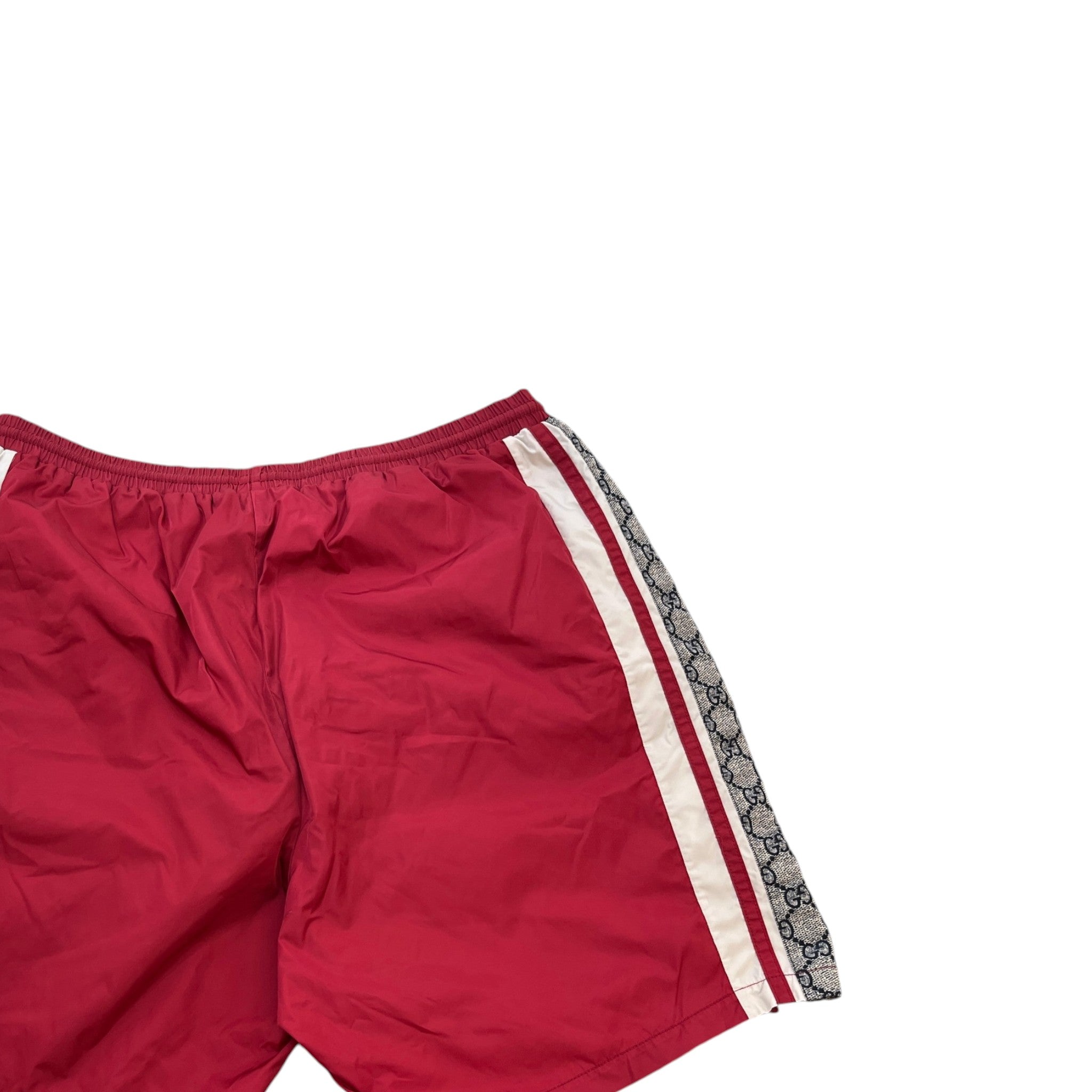 Men's Gg Supreme Swim Shorts Red Size W32 / IT 48