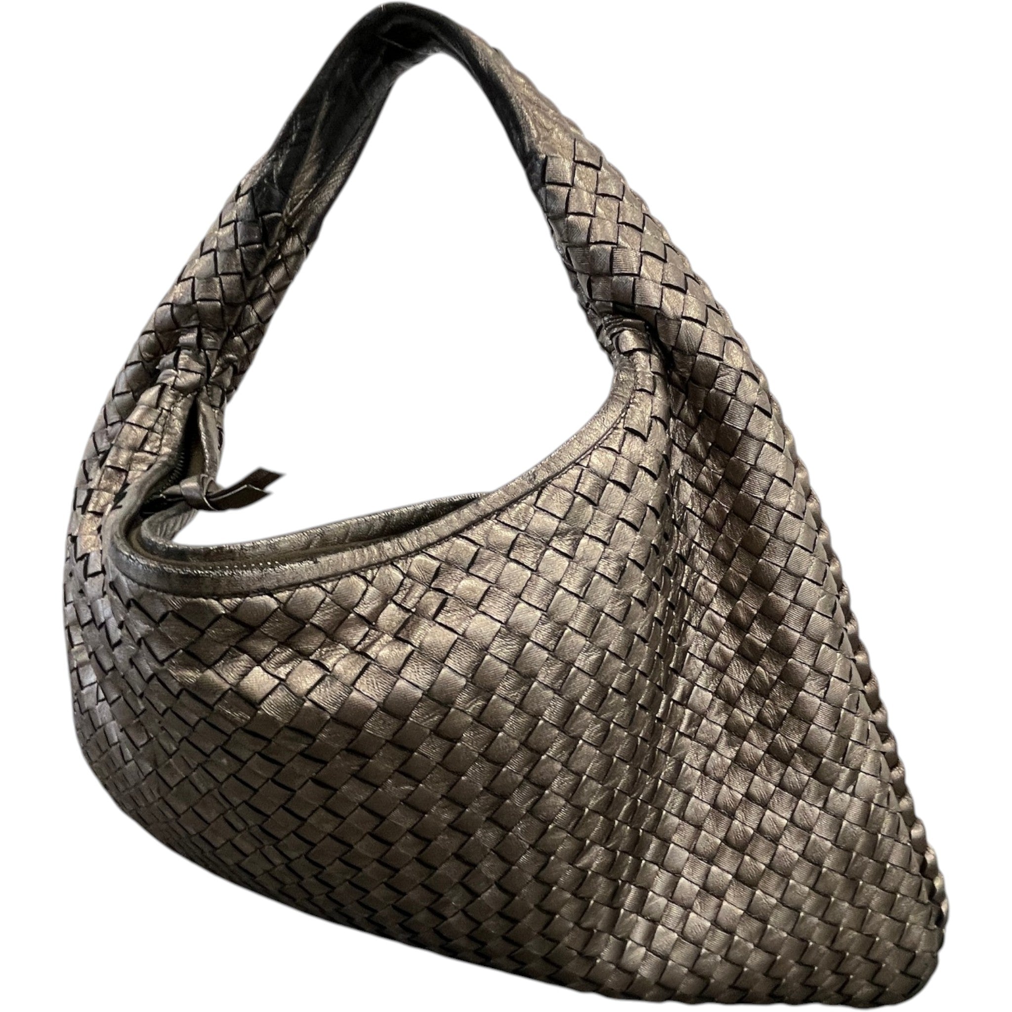 Women's Intrecciato Hobo Bag Gold