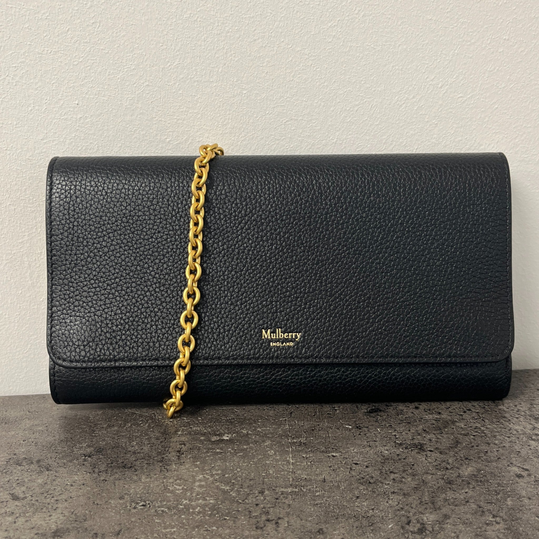 Women's Wallet On Chain Handbag Black