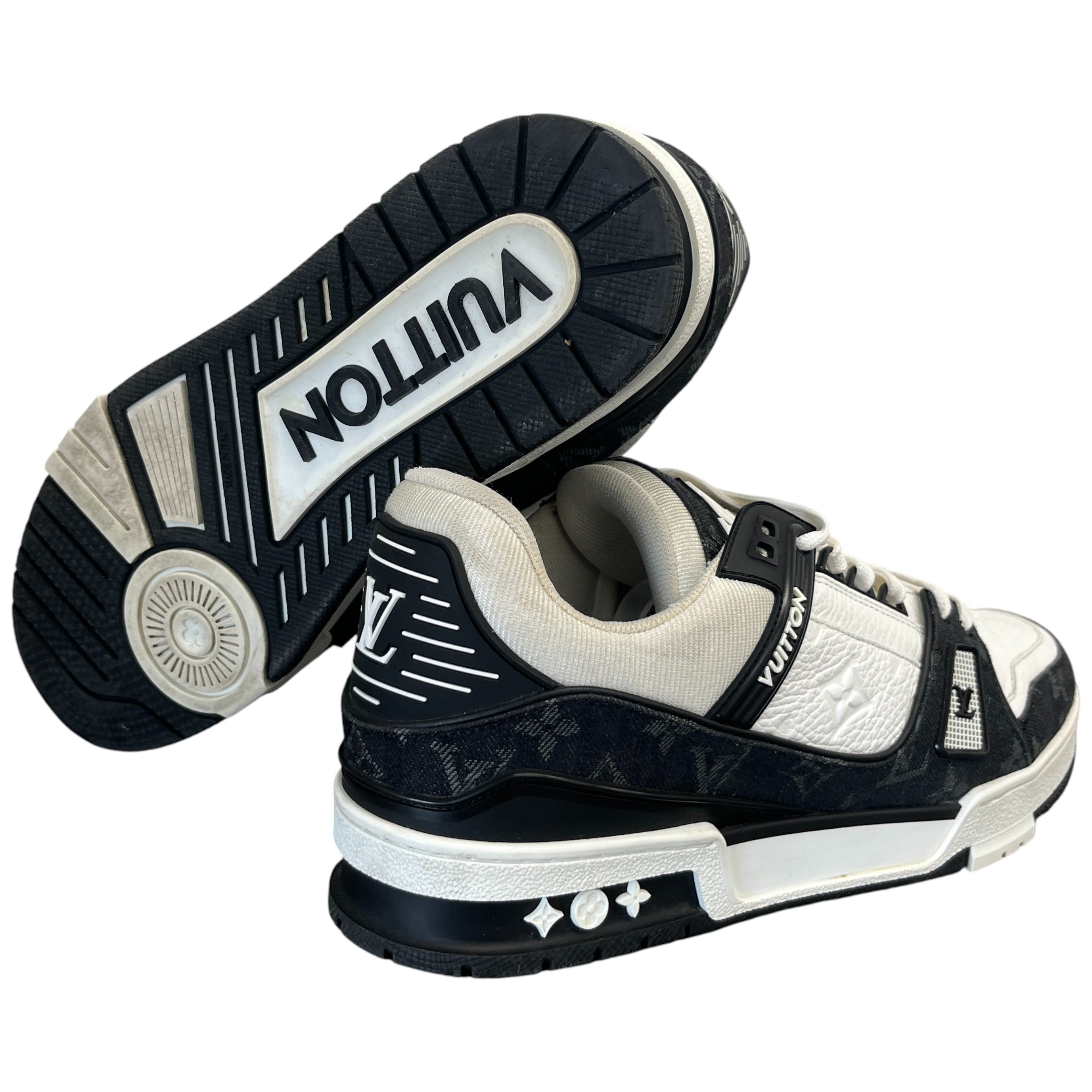 Men's Lv Low Trainers Black Size EU 42.5 / UK 8.5