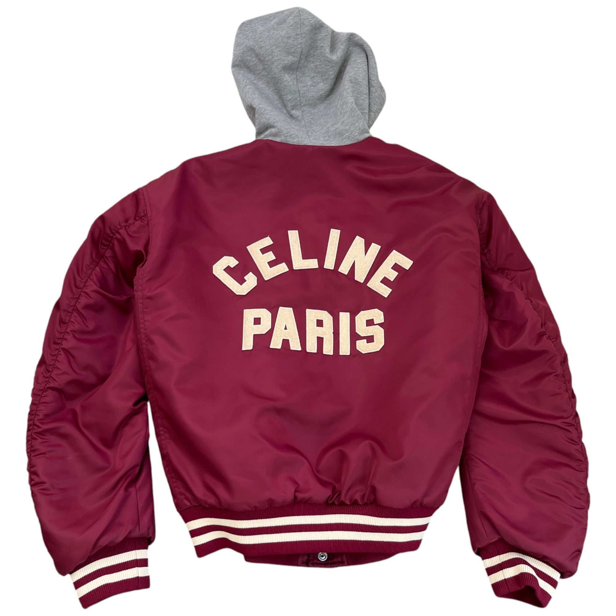 Men's Varsity Jacket Burgundy Size IT 48 / M