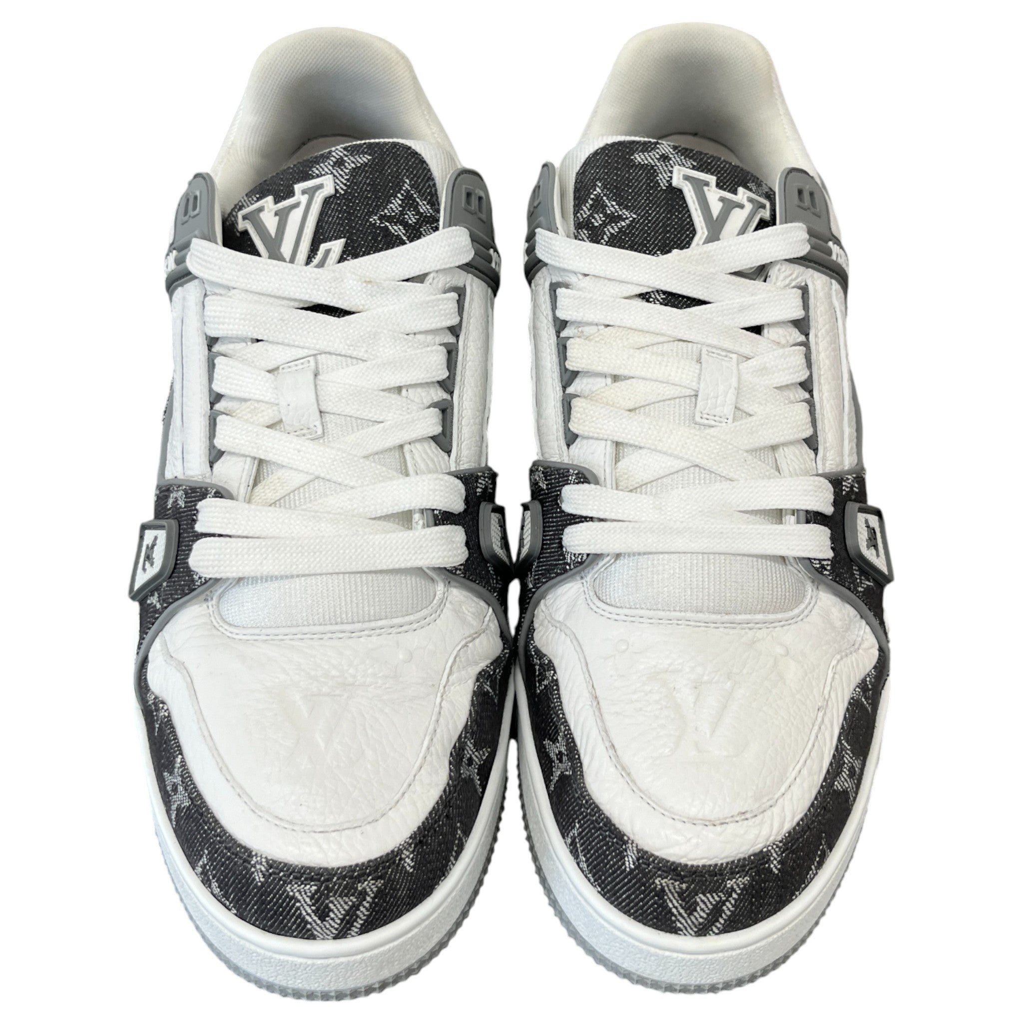 Men's Lv Denim Low Trainers Grey Size EU 42 / UK 8