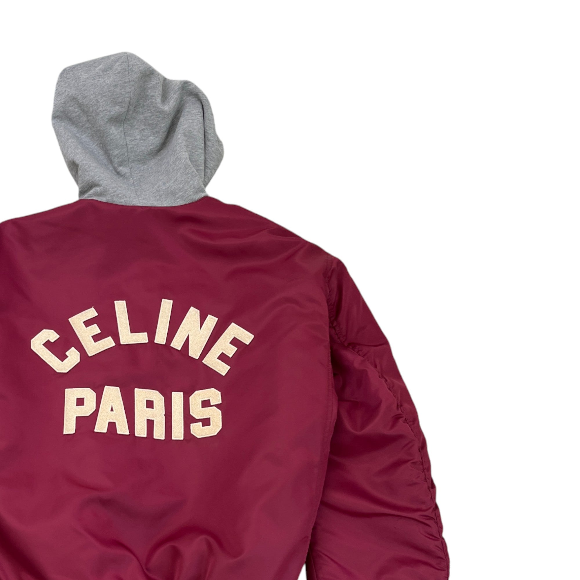 Men's Varsity Jacket Burgundy Size IT 48 / M