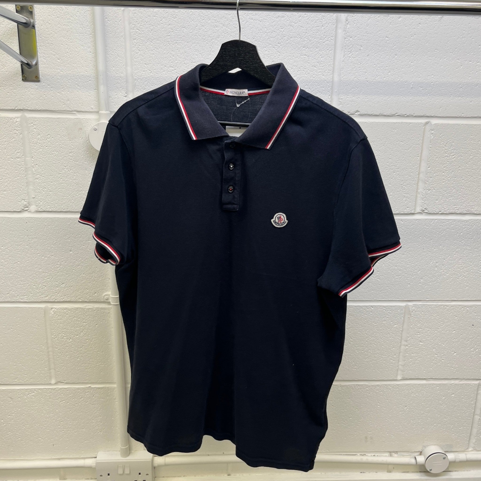 Men's Maglia Polo Shirt Navy Size XXL