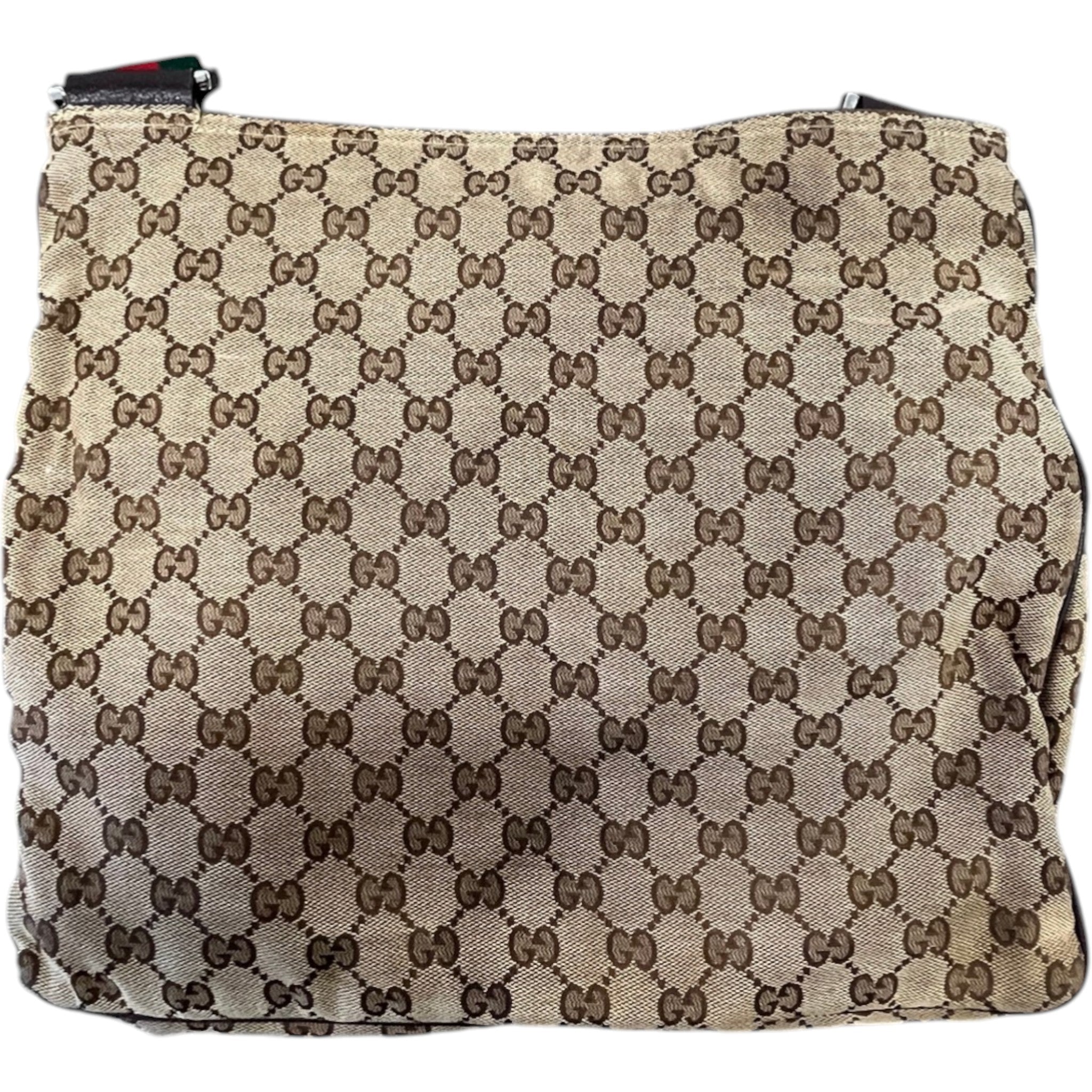 Men's Gg Supreme Messenger Bag Beige