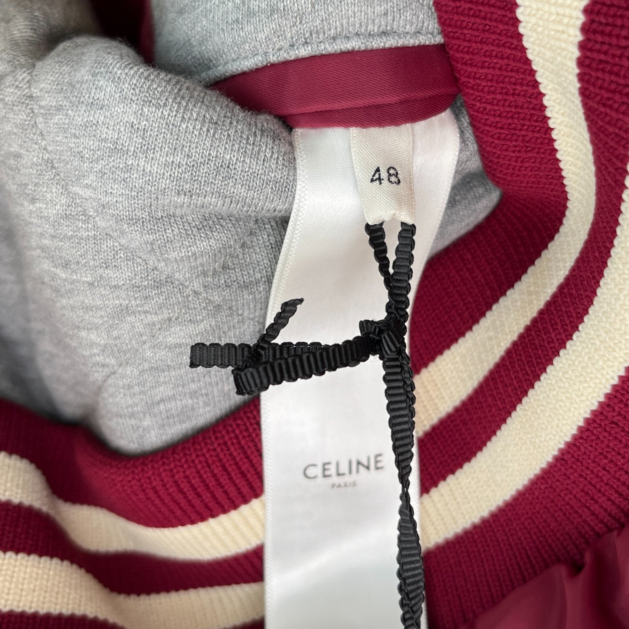 Men's Varsity Jacket Burgundy Size IT 48 / M