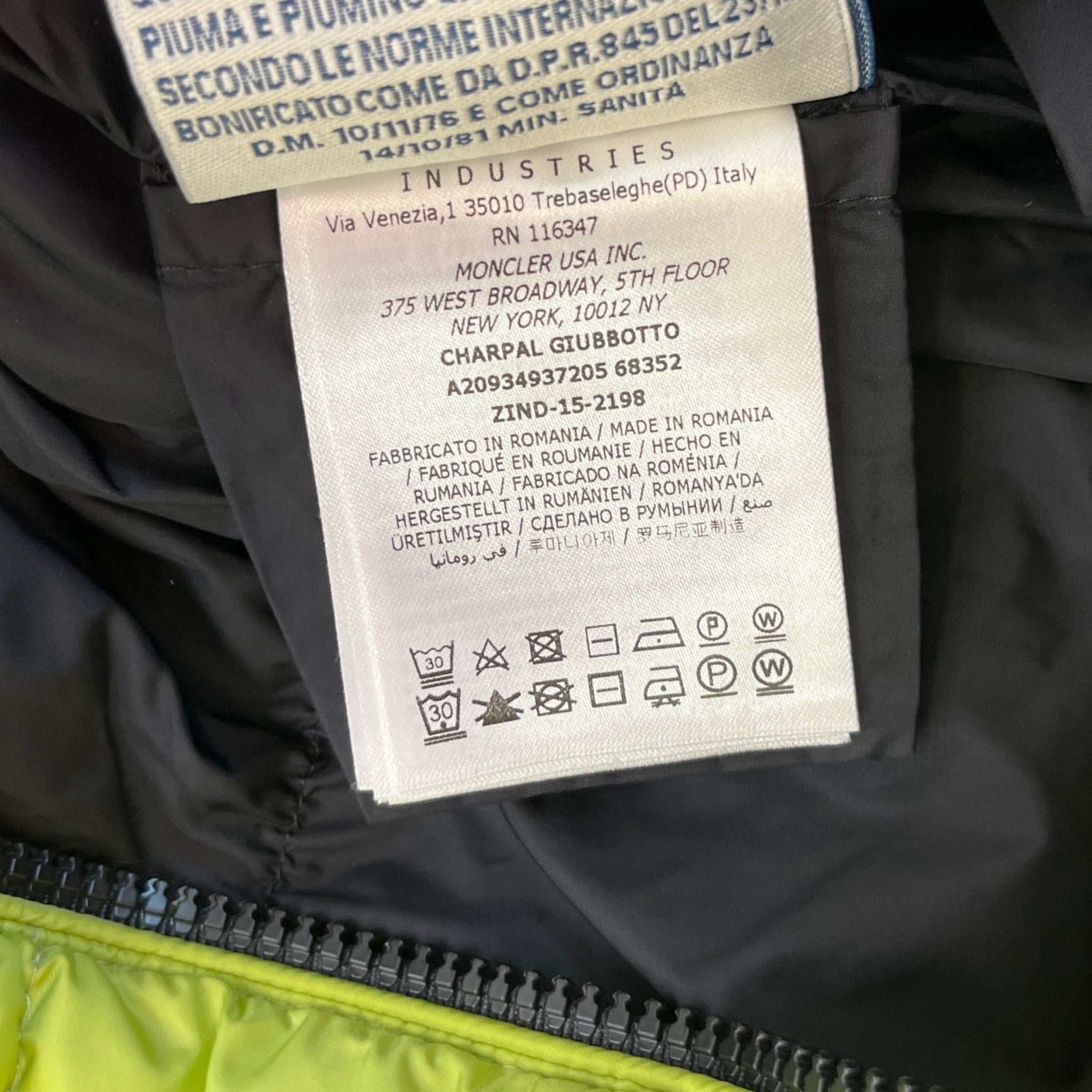 Women's Charpal Down Jacket Green Size 00 / UK 6