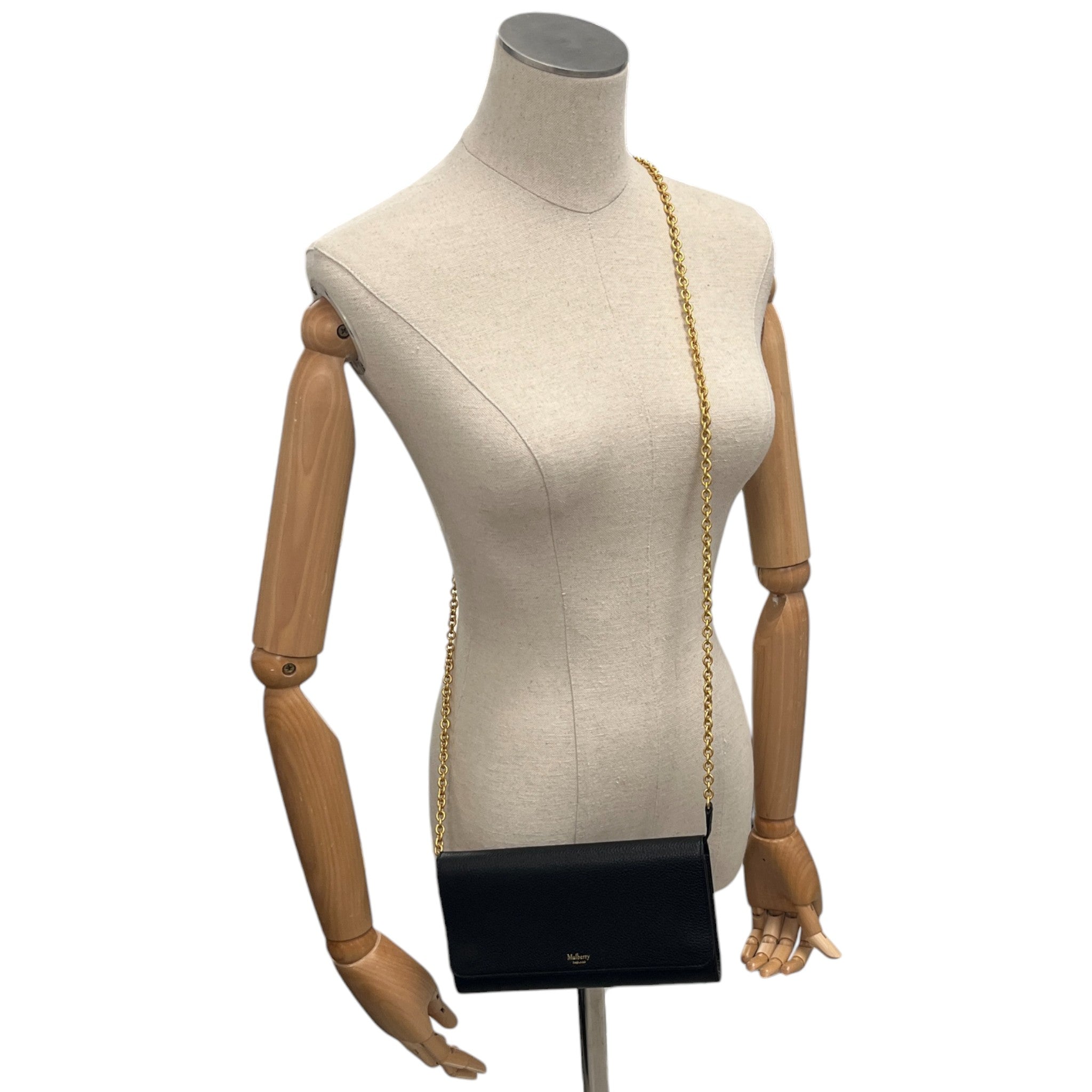 Women's Wallet On Chain Handbag Black