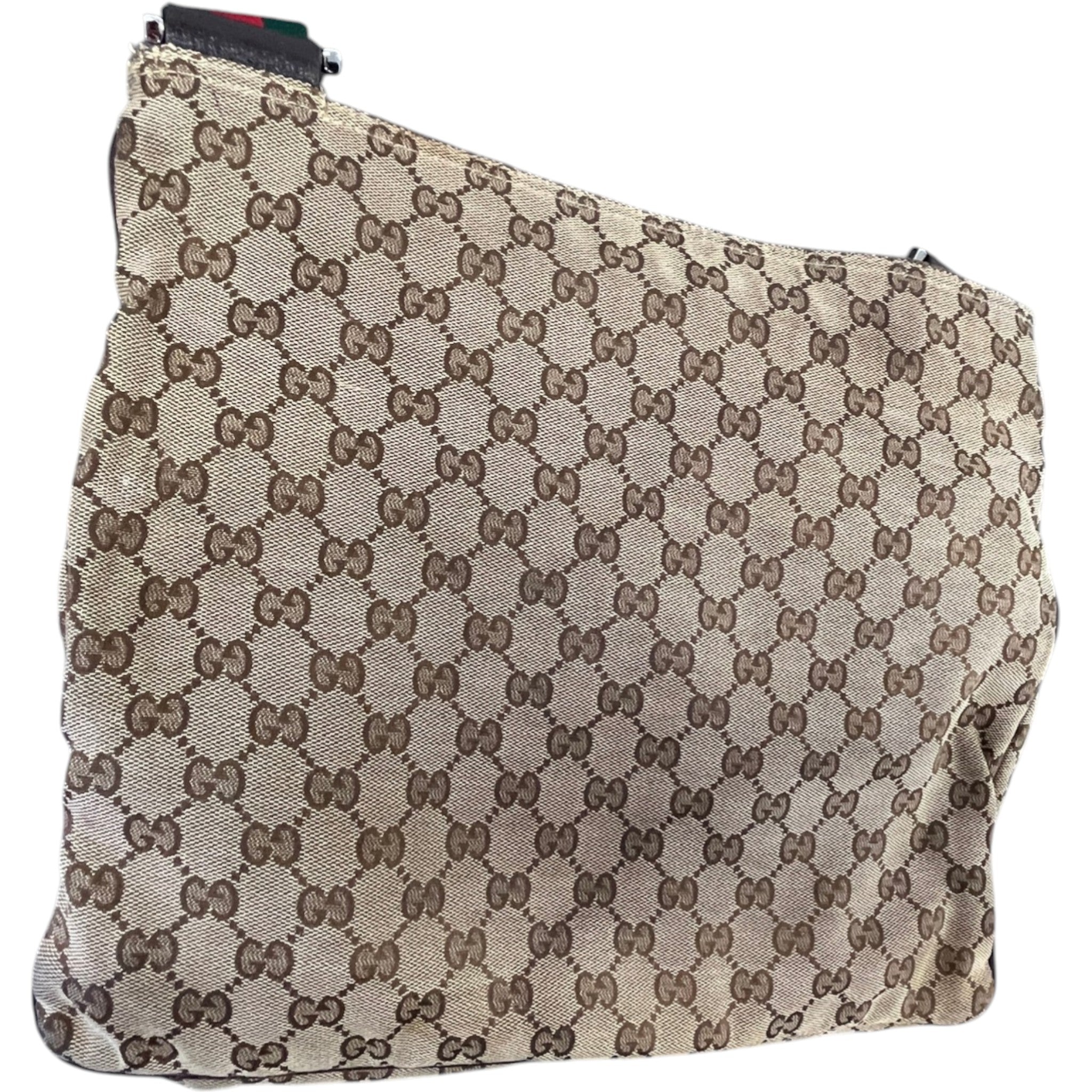 Men's Gg Supreme Messenger Bag Beige