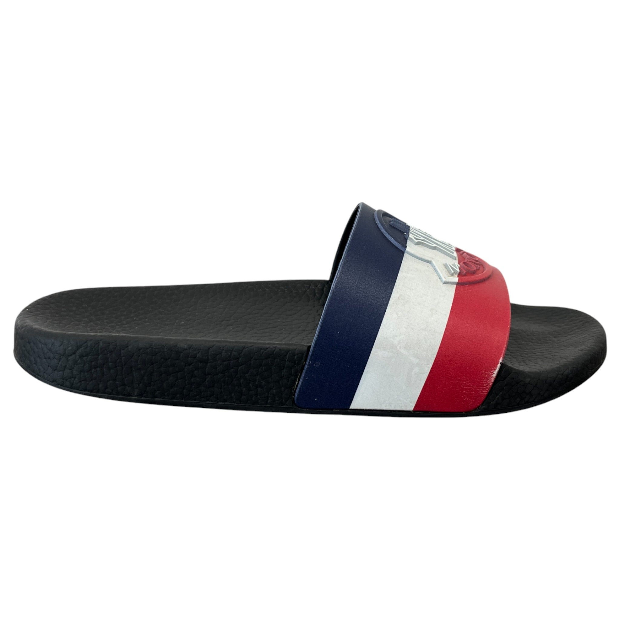 Women's Embossed Logo Slides Black Size EU 38 / UK 5