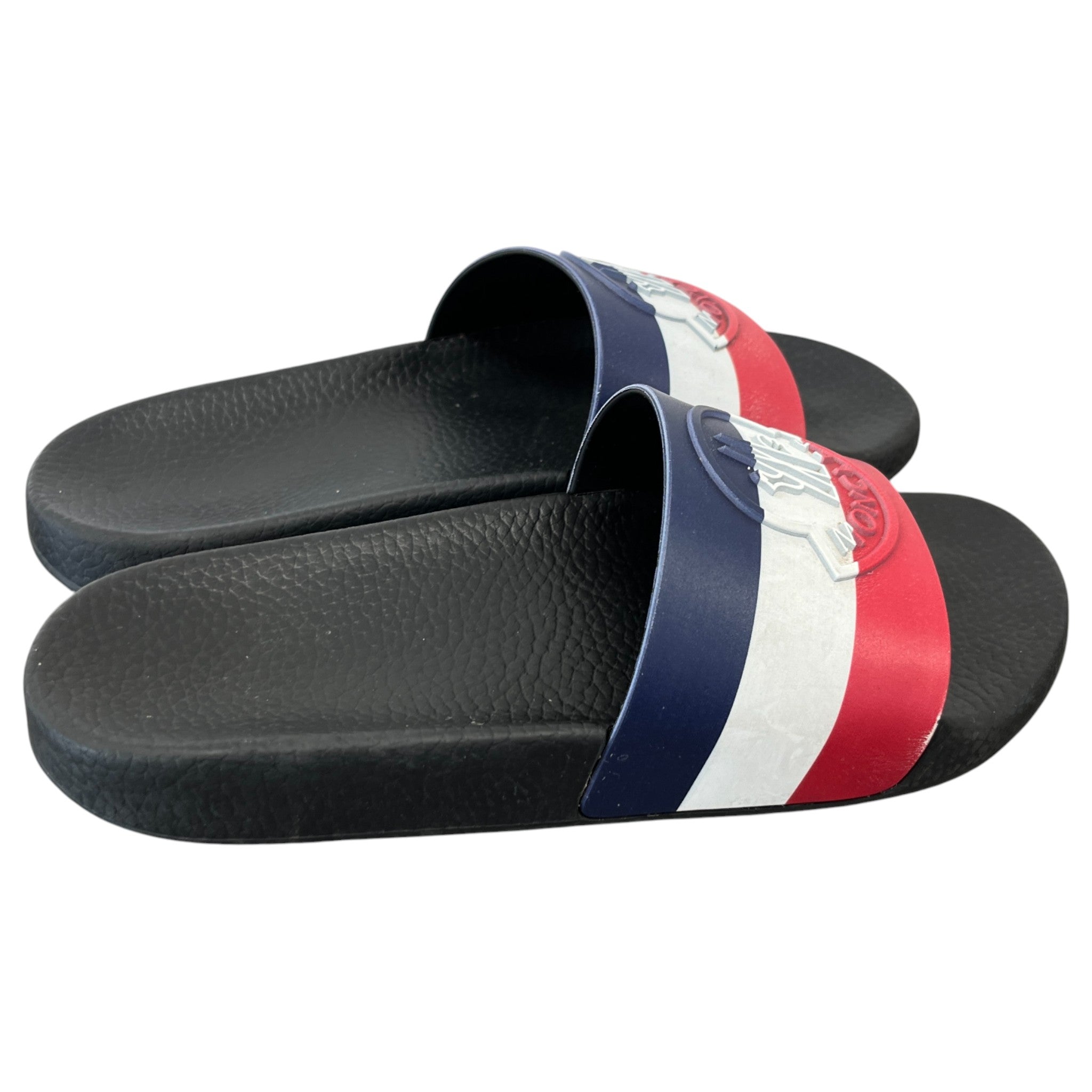 Women's Embossed Logo Slides Black Size EU 38 / UK 5