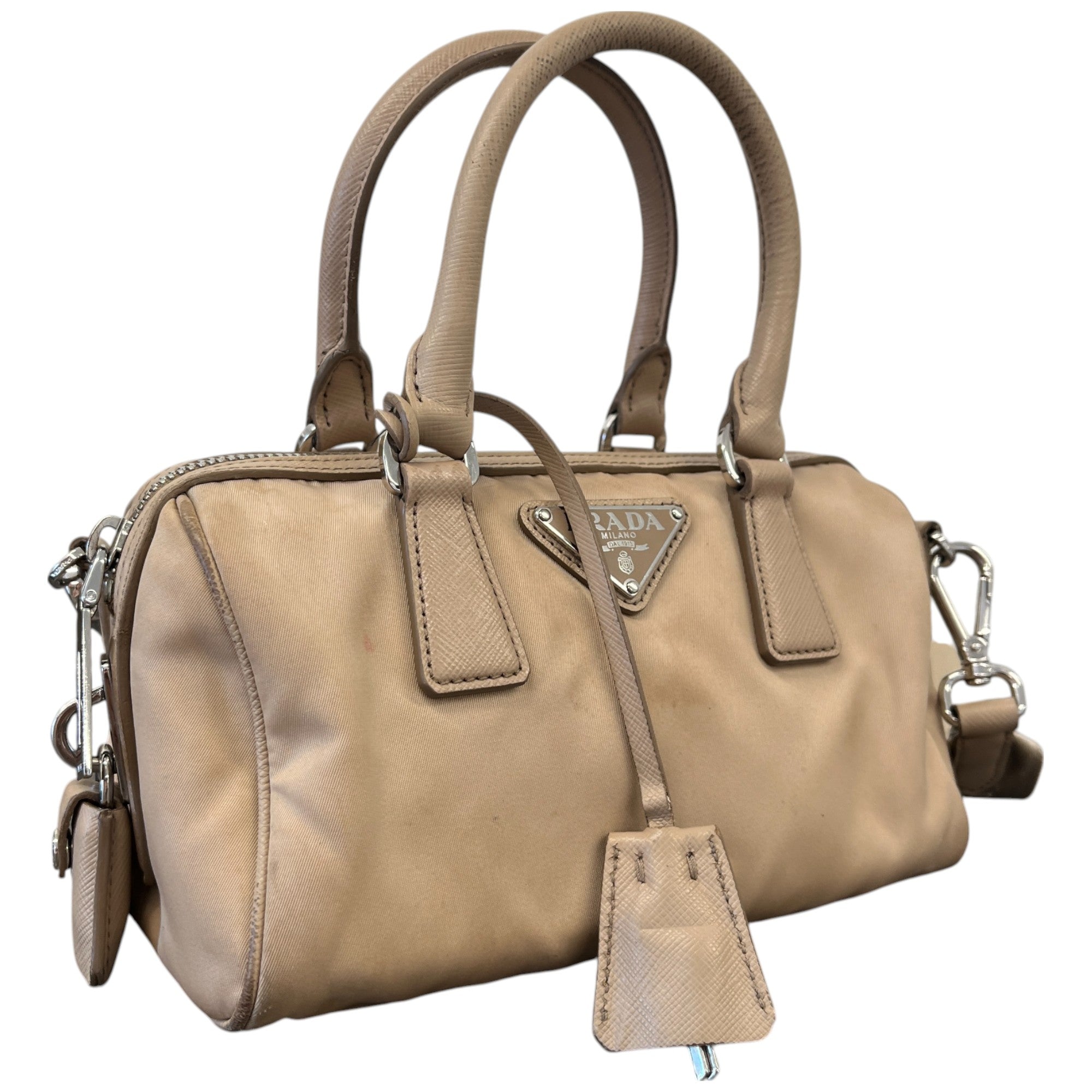 Women's Re-Edition 2005 Re-Nylon 2Way Bag Beige