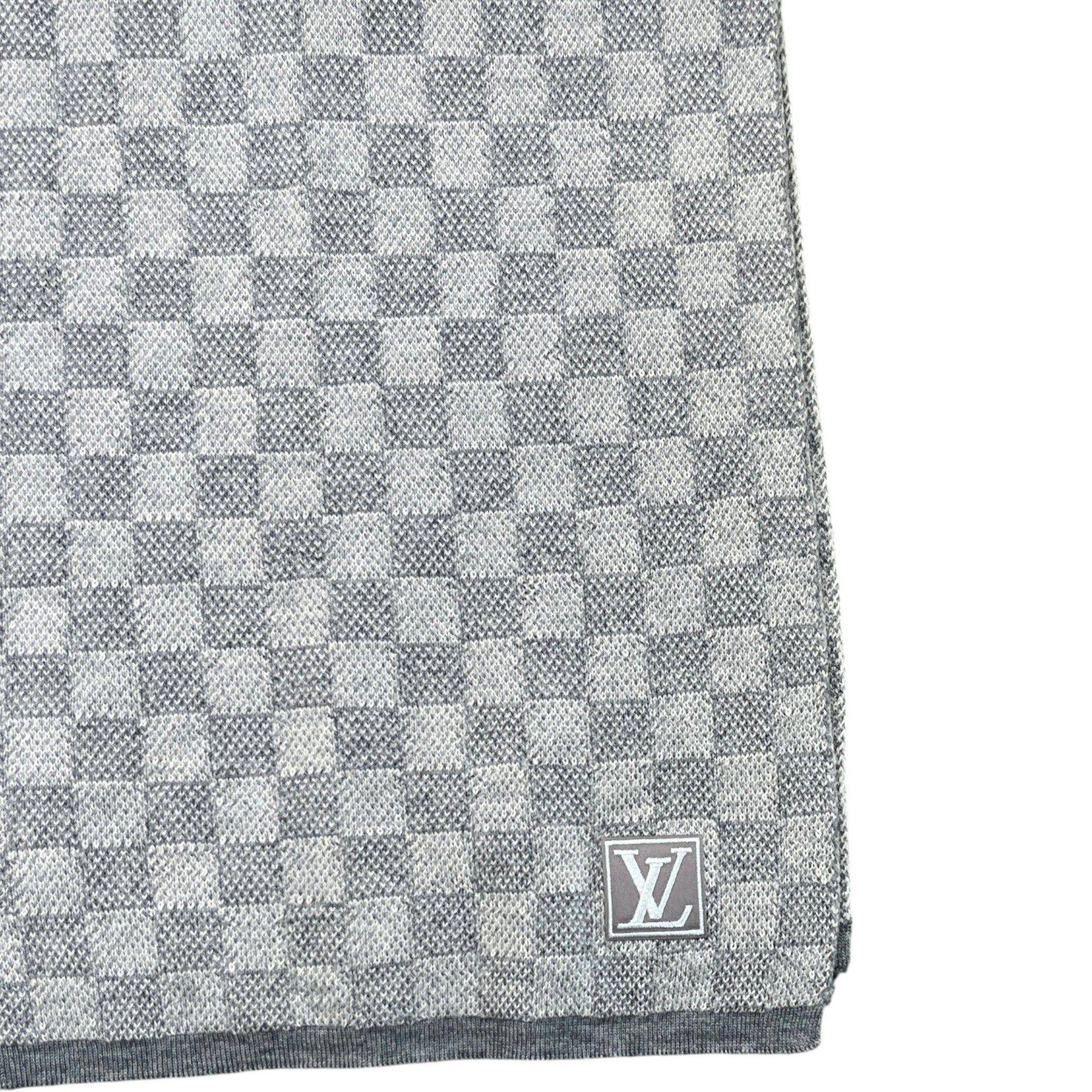Men's Néo Petit Damier Scarf Grey