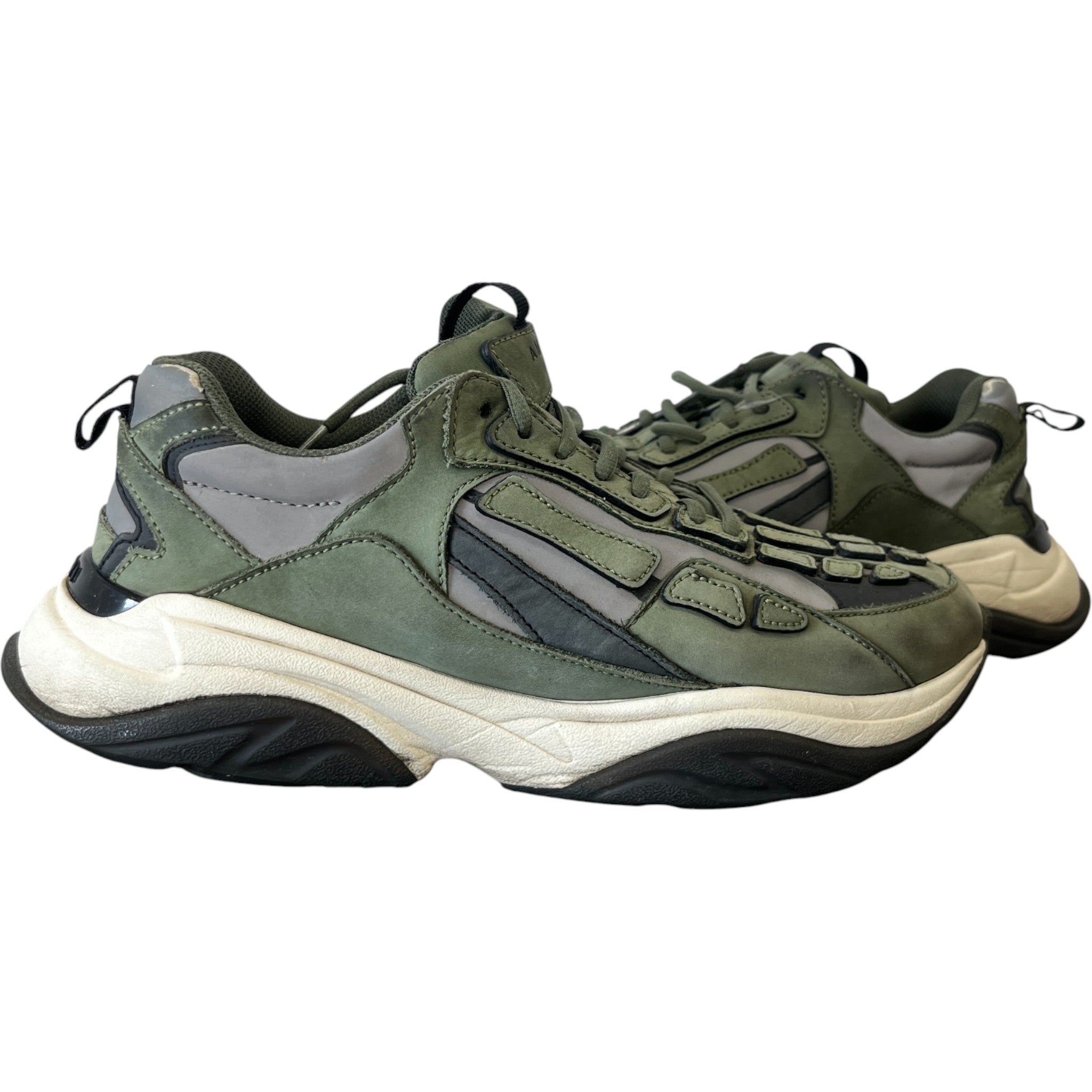 Men's Bone Runner Low Trainers Khaki Size EU 42 / UK 8