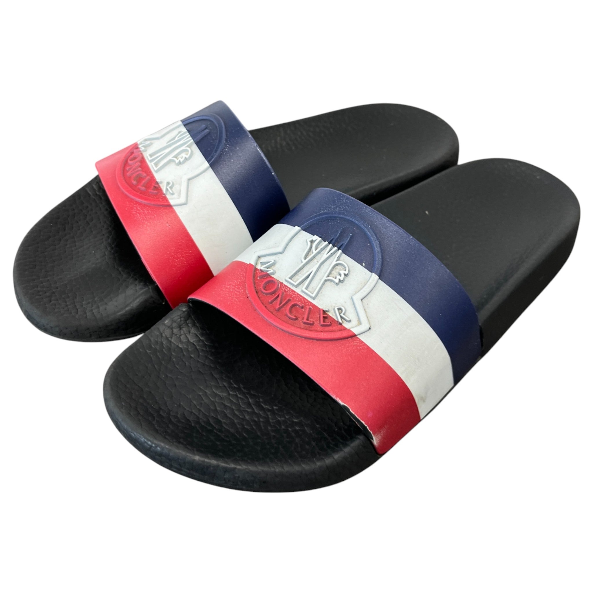 Women's Embossed Logo Slides Black Size EU 38 / UK 5