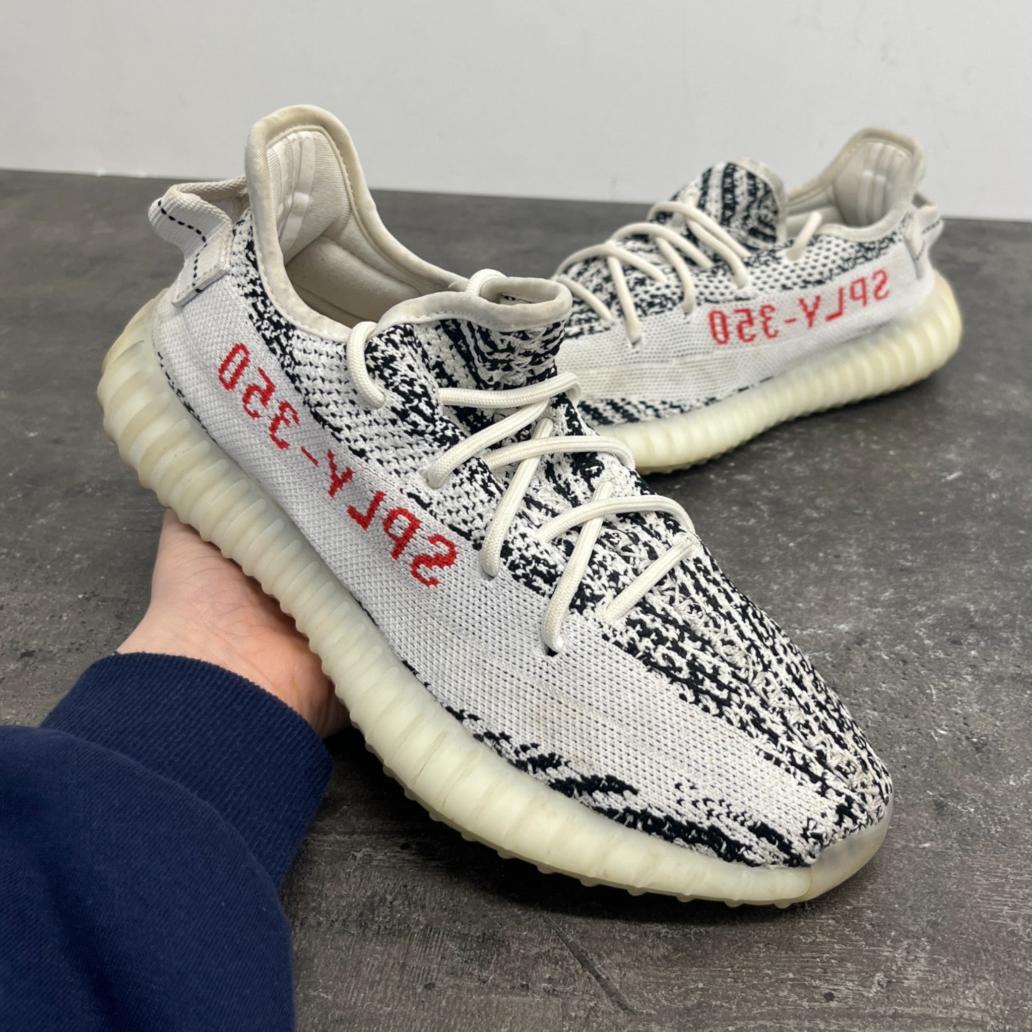 Men's Boost 350 V2 Low Trainers White Size EU 40.5 / UK 6.5