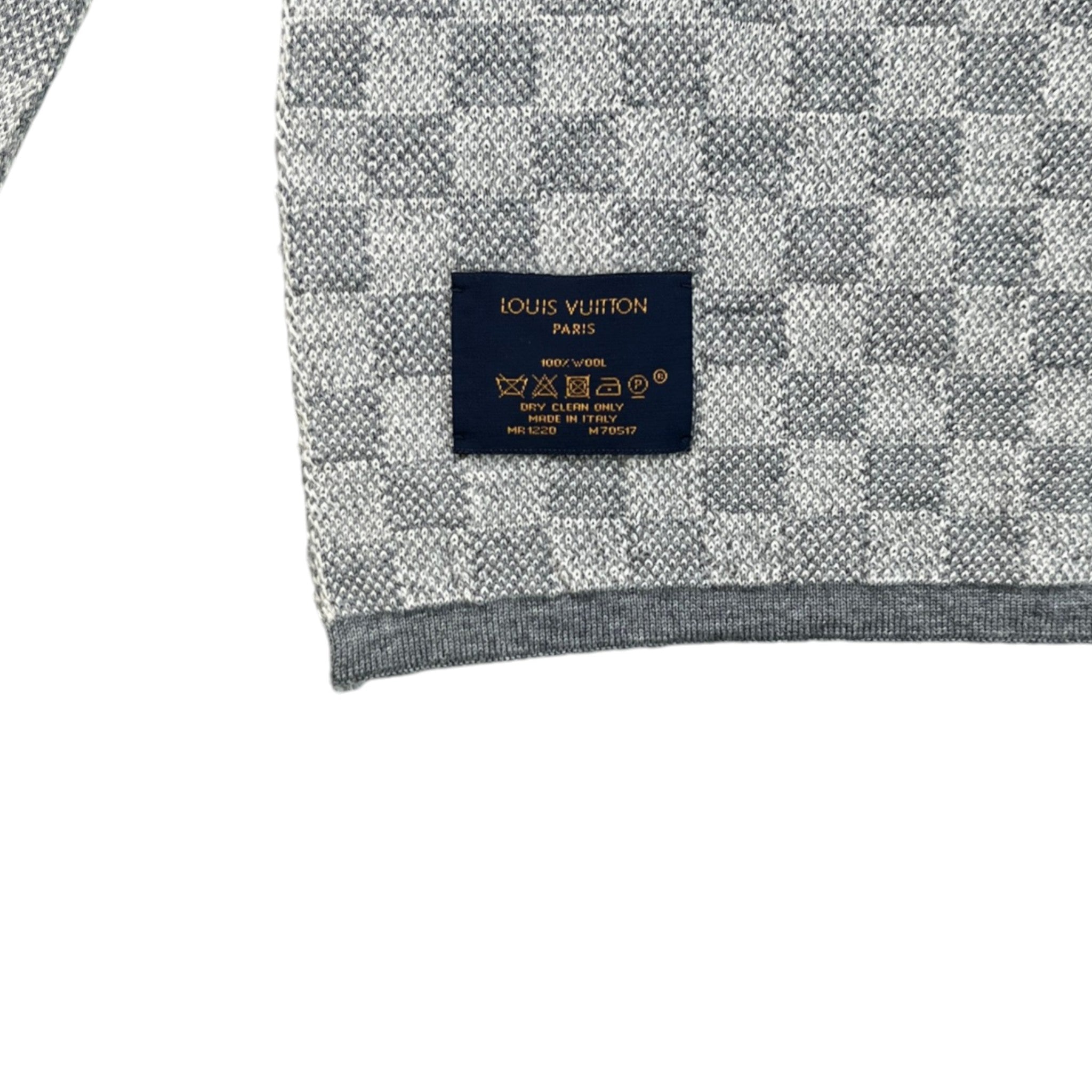 Men's Néo Petit Damier Scarf Grey