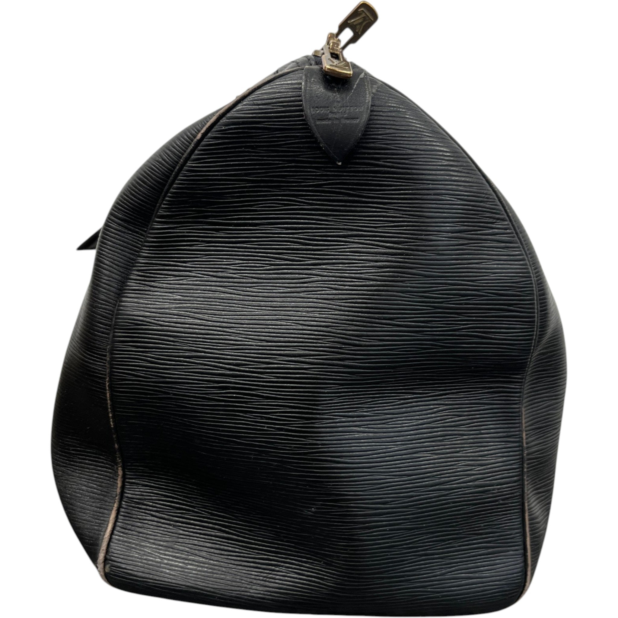Men's Epi Leather Keepall Bag Black