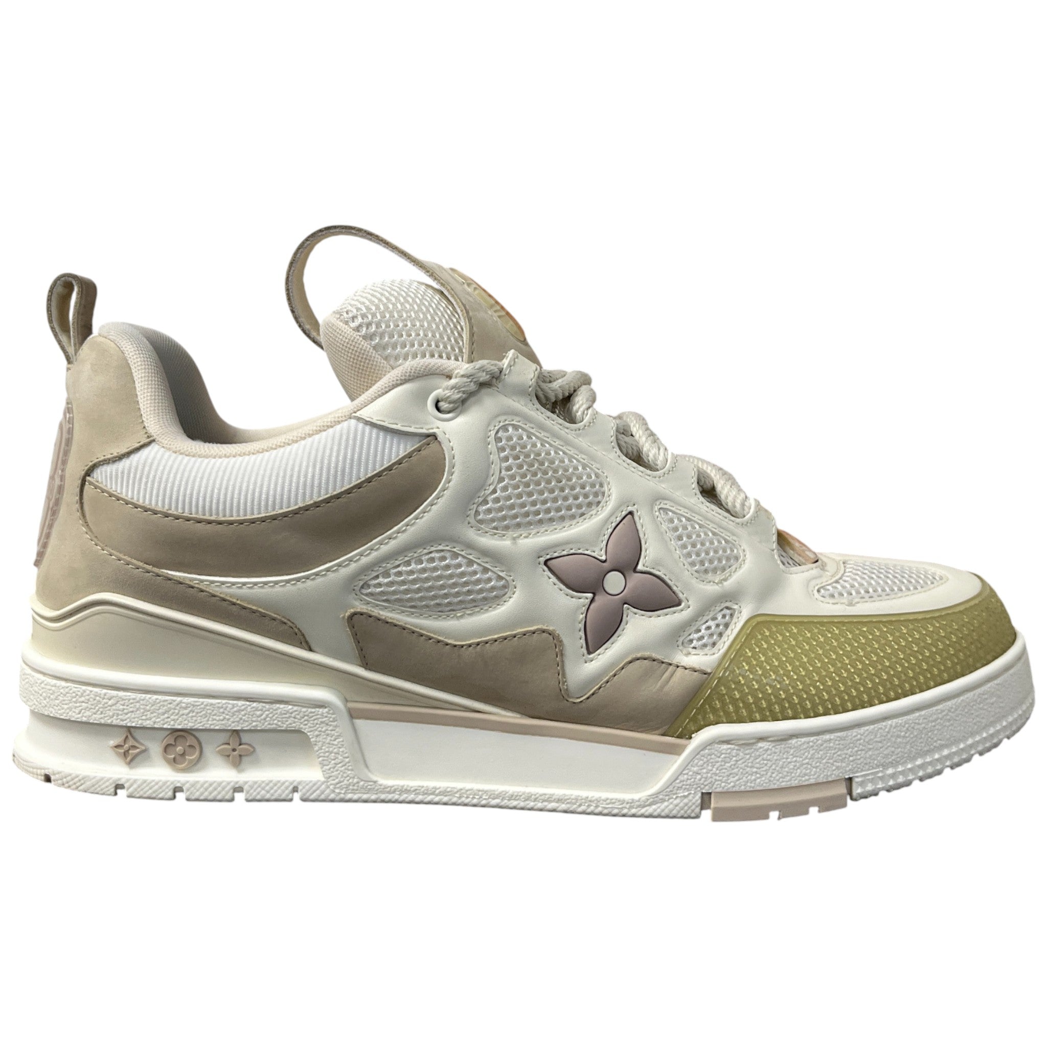 Men's Lv Skate Low Trainers Beige Size EU 45 / UK 11