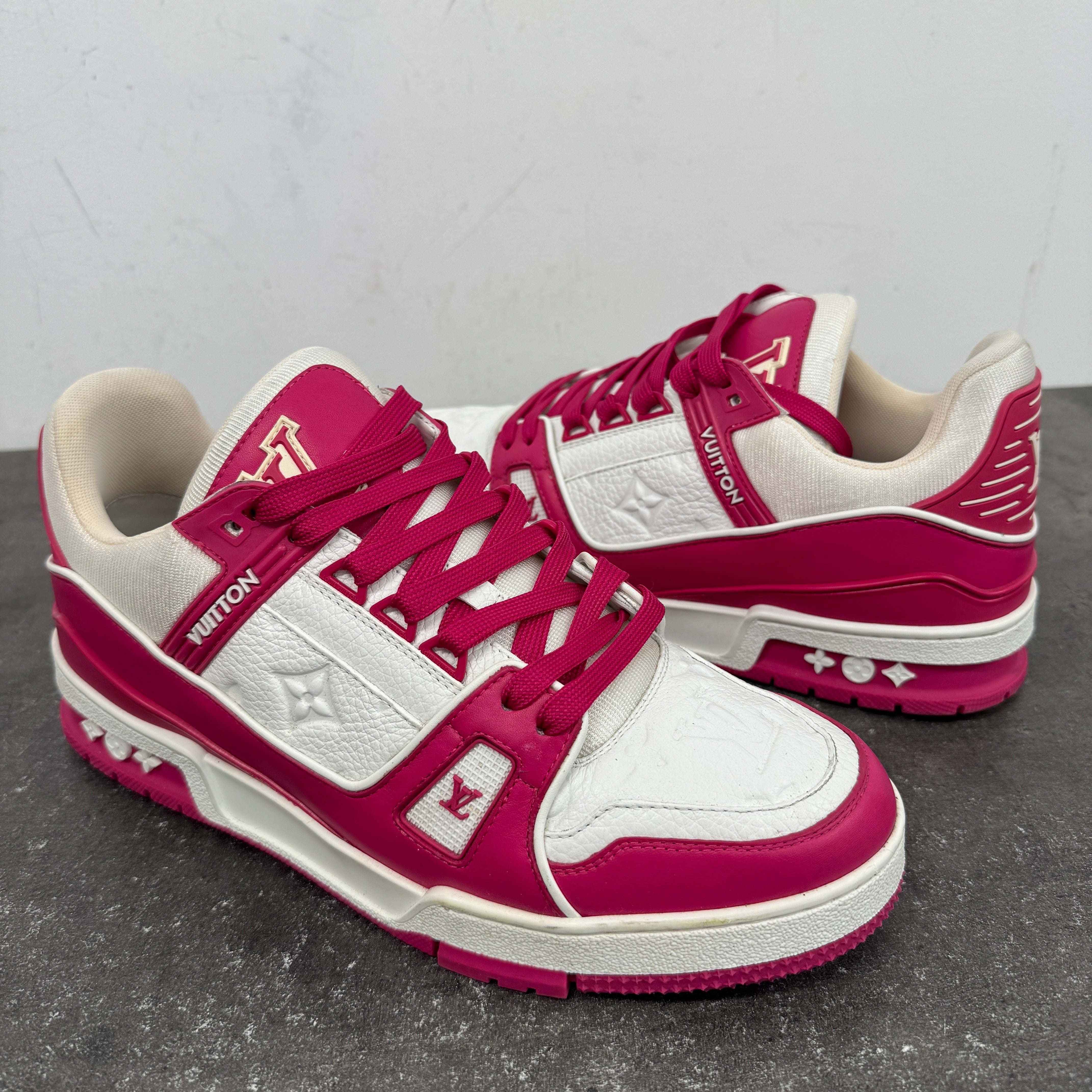 Men's Lv Low Trainers Pink Size EU 41.5 / UK 7.5