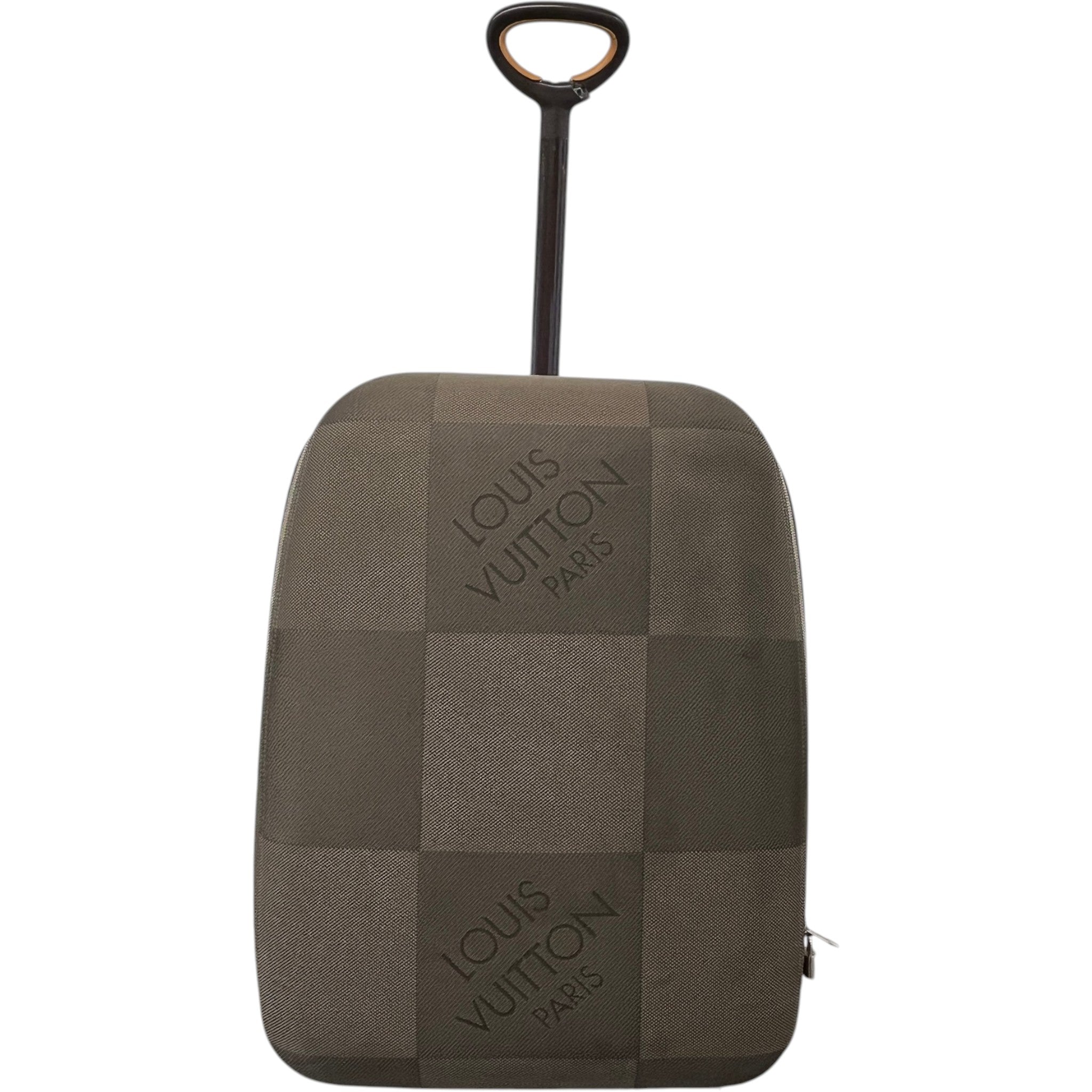 Men's Conquerant 65 Damier Géant Suitcase Grey