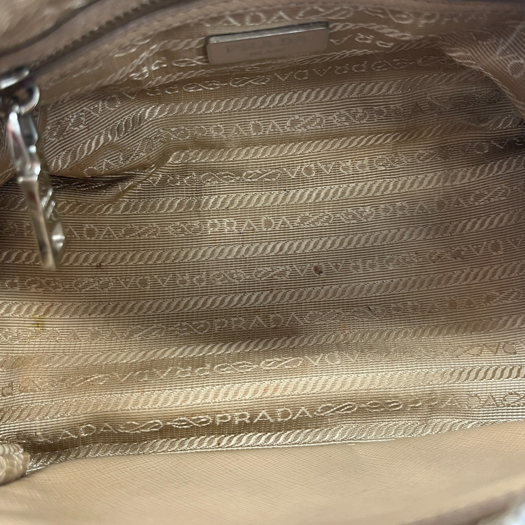 Women's Re-Edition 2005 Re-Nylon 2Way Bag Beige